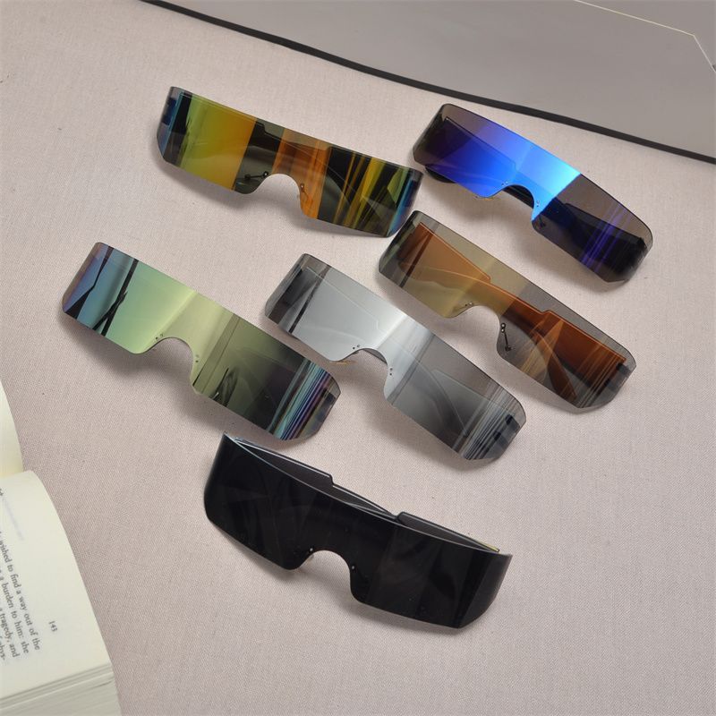 VIBE Retro Street ins style custom avant-garde sunglasses Size ONE SIZE - 1 Thumbnail