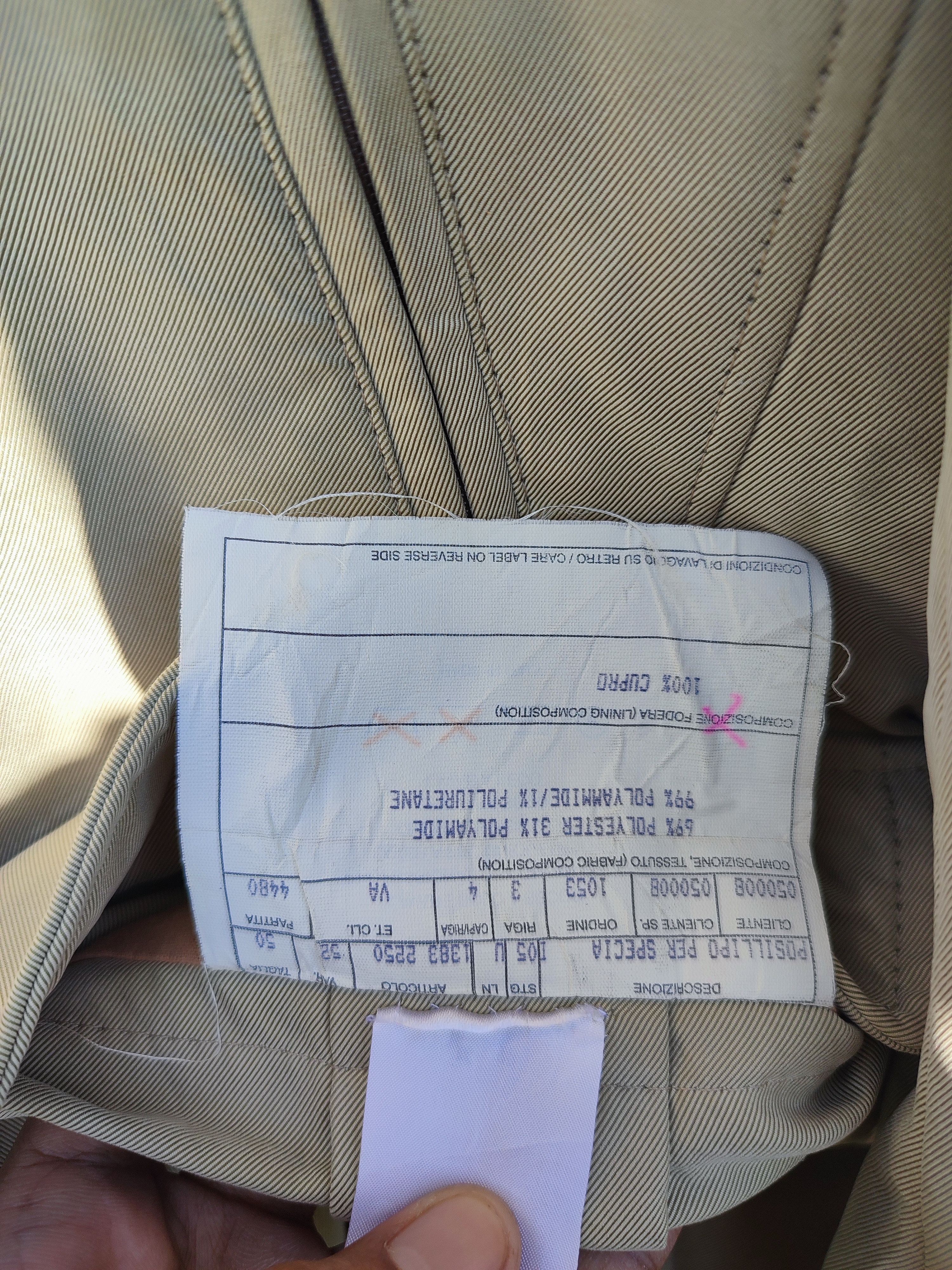 Valstar Valstar Milano Beige Field Jacket - Size 50 (Made in Italy) Size US L / EU 52-54 / 3 - 20 Thumbnail