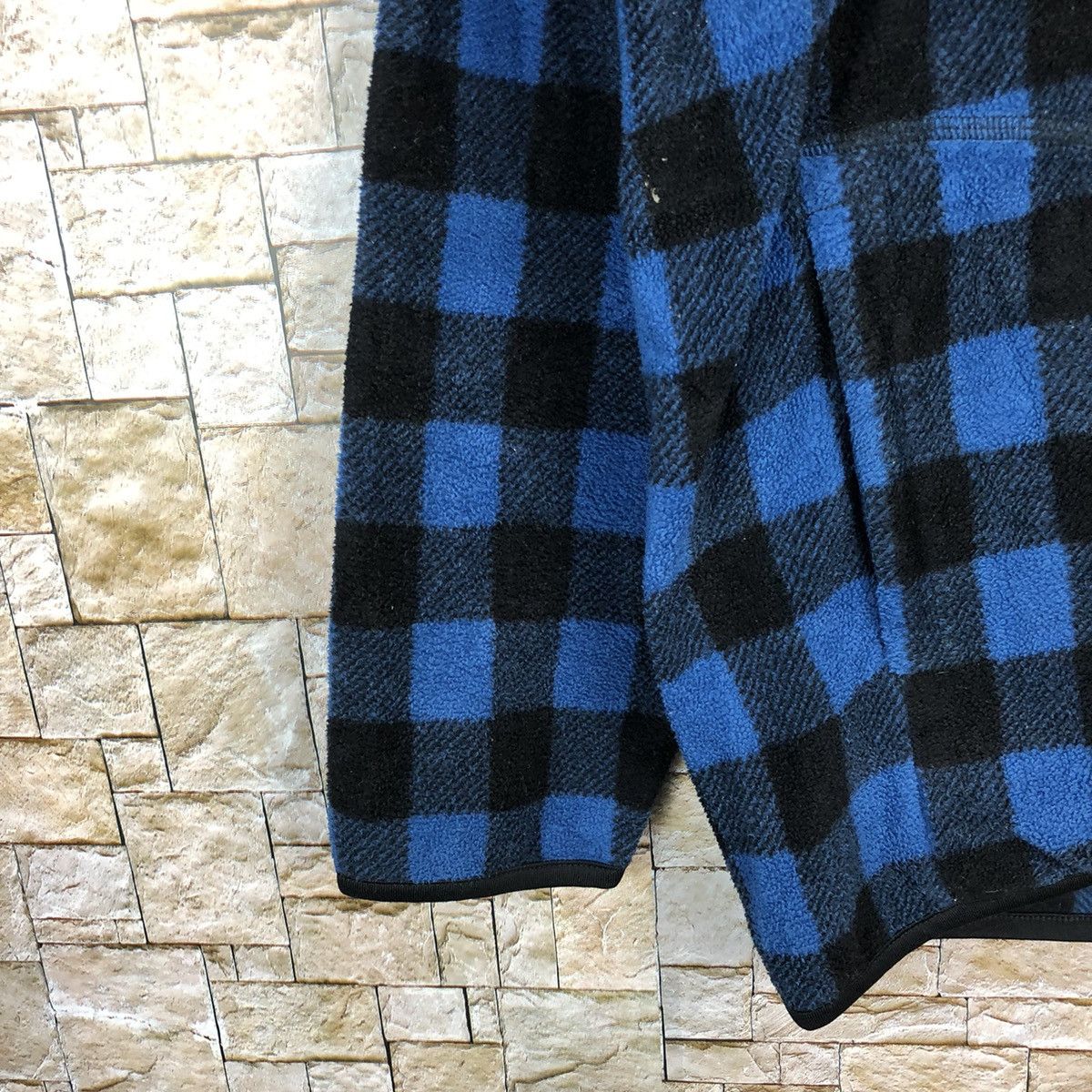 Uniqlo Uniqlo Blue checkered Sweater fleece jacket #A404 Size US M / EU 48-50 / 2 - 7 Thumbnail