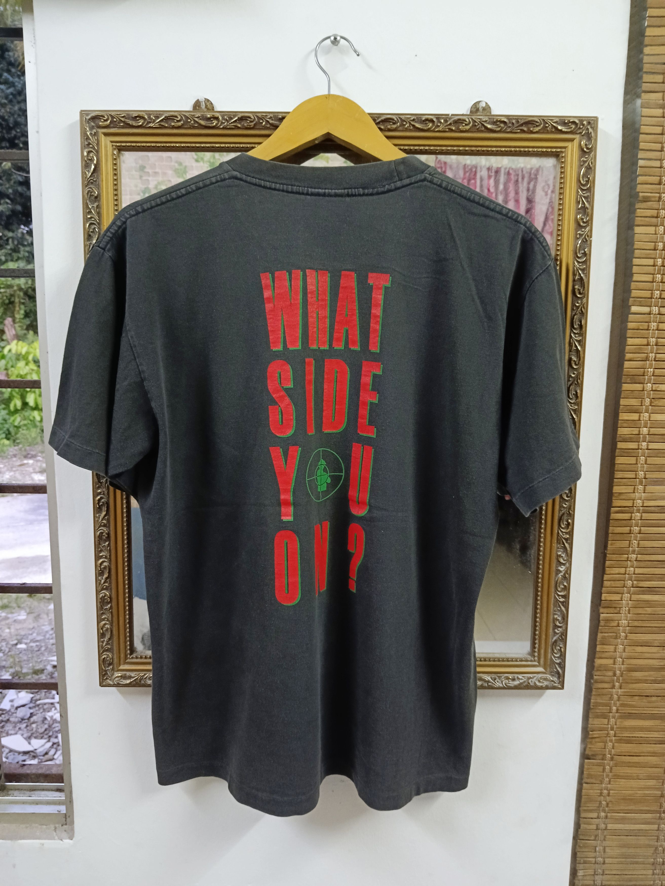 Public Enemy × Vintage DiSTRESSED FADE 90s Public Enemy Rap Tees Size US L / EU 52-54 / 3 - 3 Thumbnail