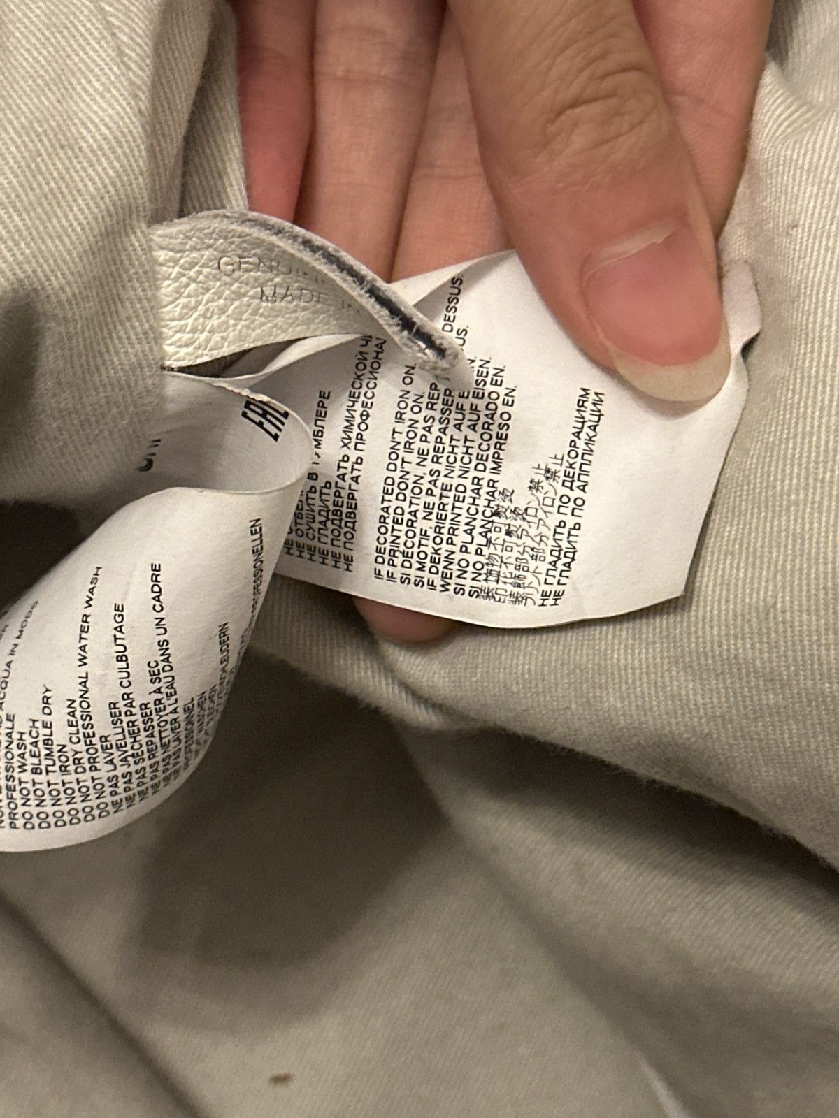 Maison Margiela XL White Maison Margiela 5AC Size ONE SIZE - 11 Thumbnail