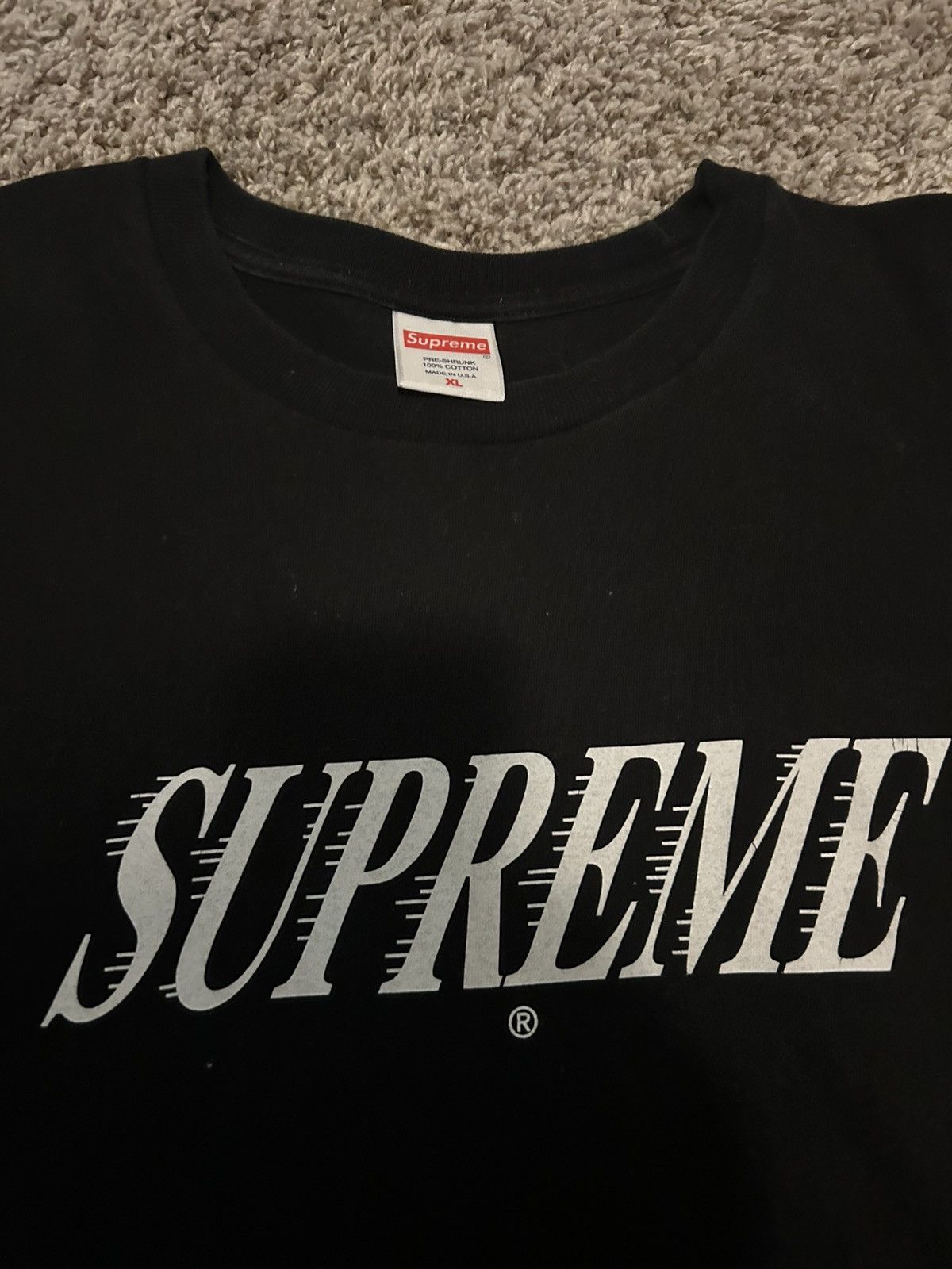 Supreme Supreme spellout tee Size US XL / EU 56 / 4 - 2 Thumbnail