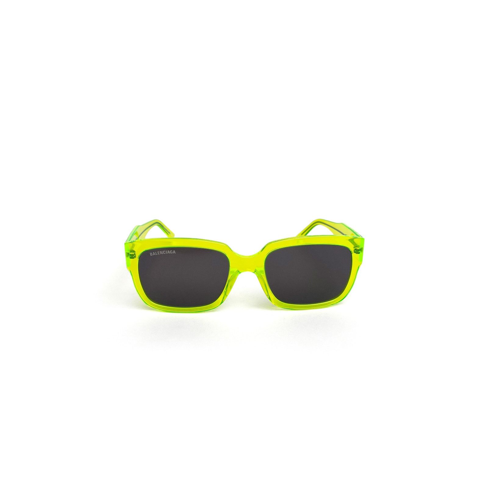 Neon Green Rectangle Sunnies