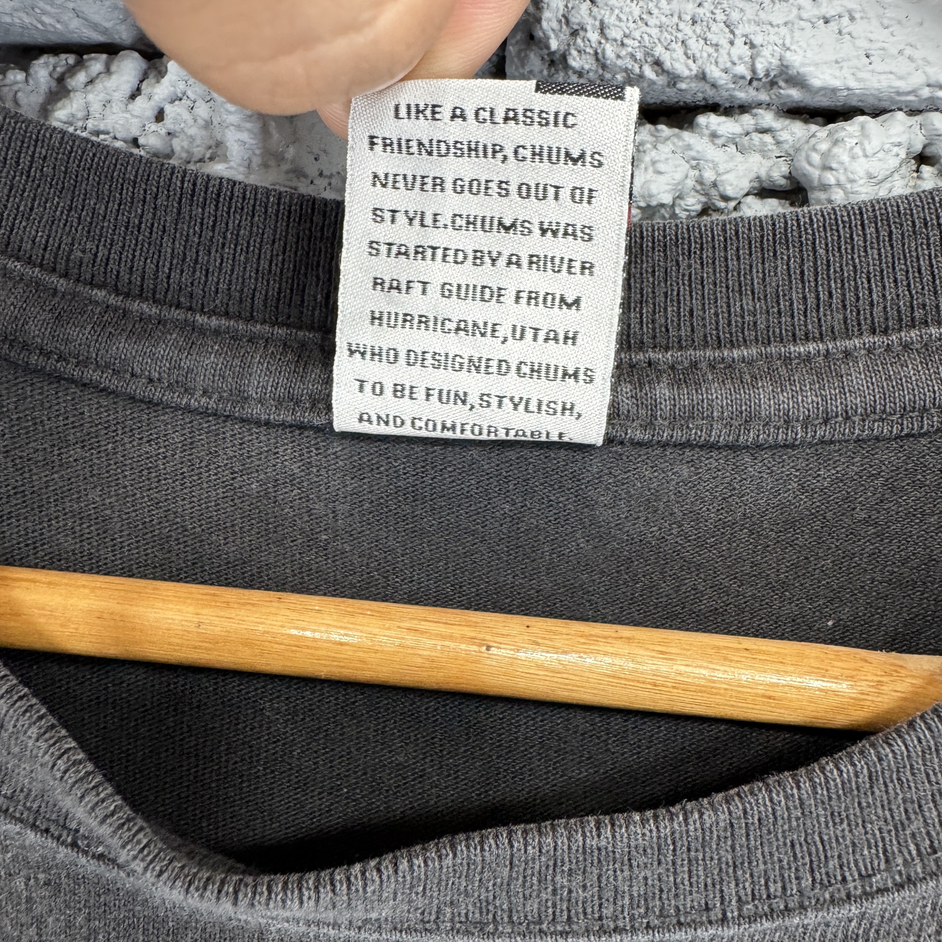 Chums CHUMS Plain Box Logo Sunfaded Tshirt Size US L / EU 52-54 / 3 - 6 Thumbnail