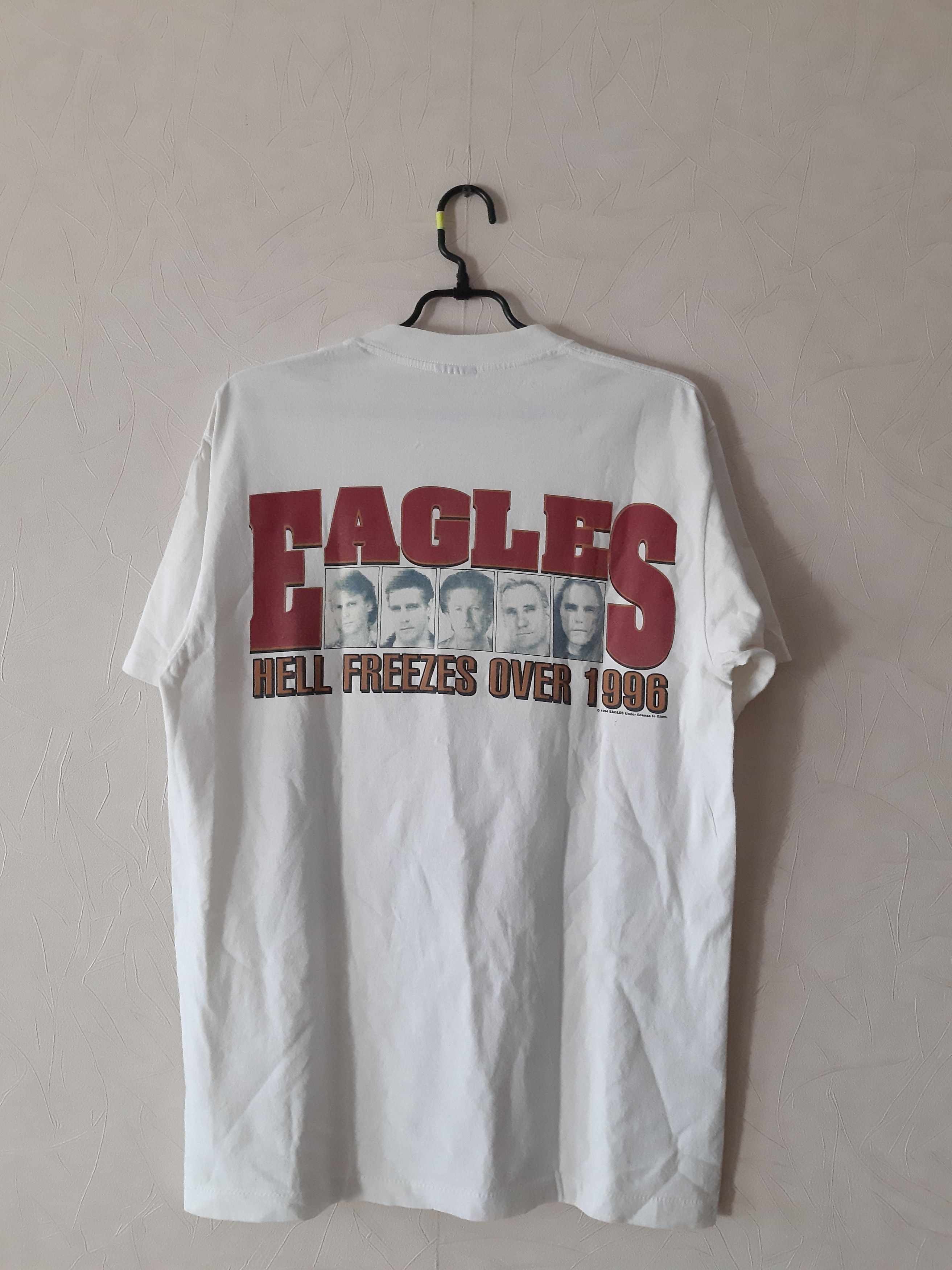 Band Tees × Vintage Vintage 1994 Eagles Hell Freezes Over Hotel California shirt Size US L / EU 52-54 / 3 - 7 Thumbnail