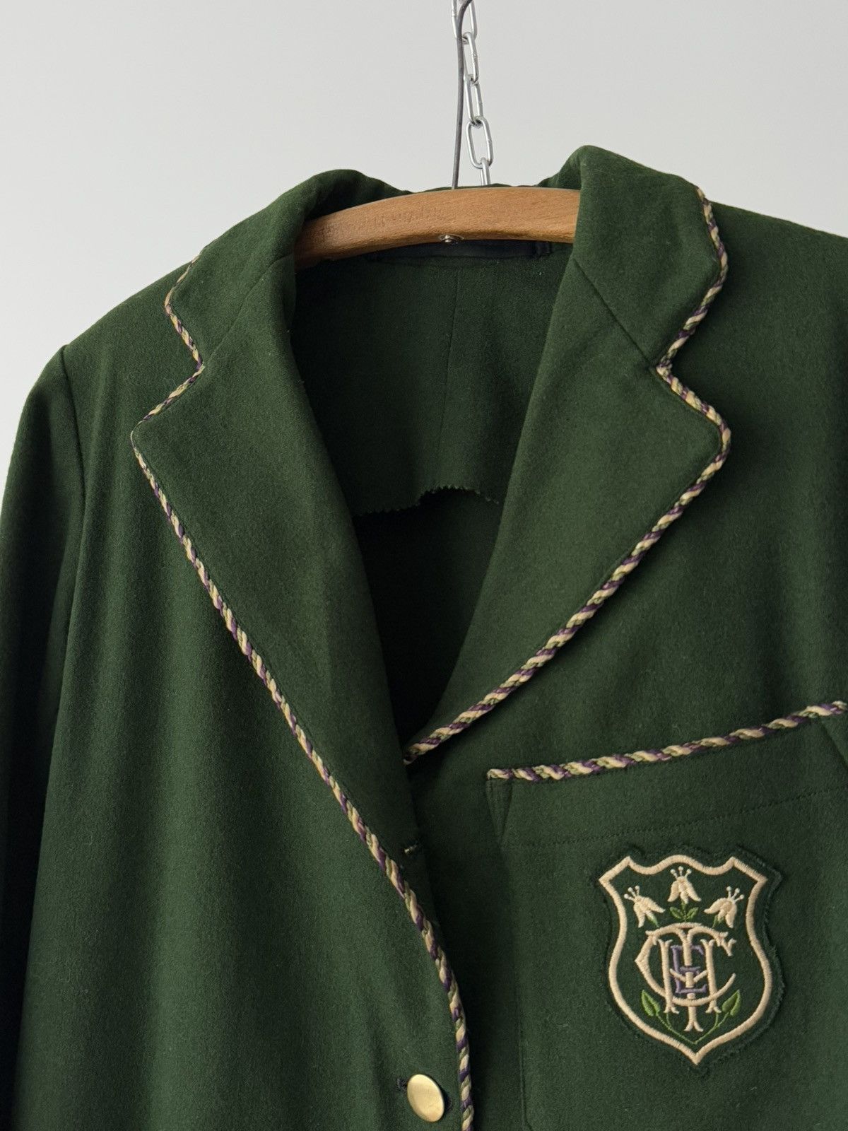 Other Antique ≈1930s European College Women’s Rowing Wool Jacket Size M / US 6-8 / IT 42-44 - 3 Thumbnail