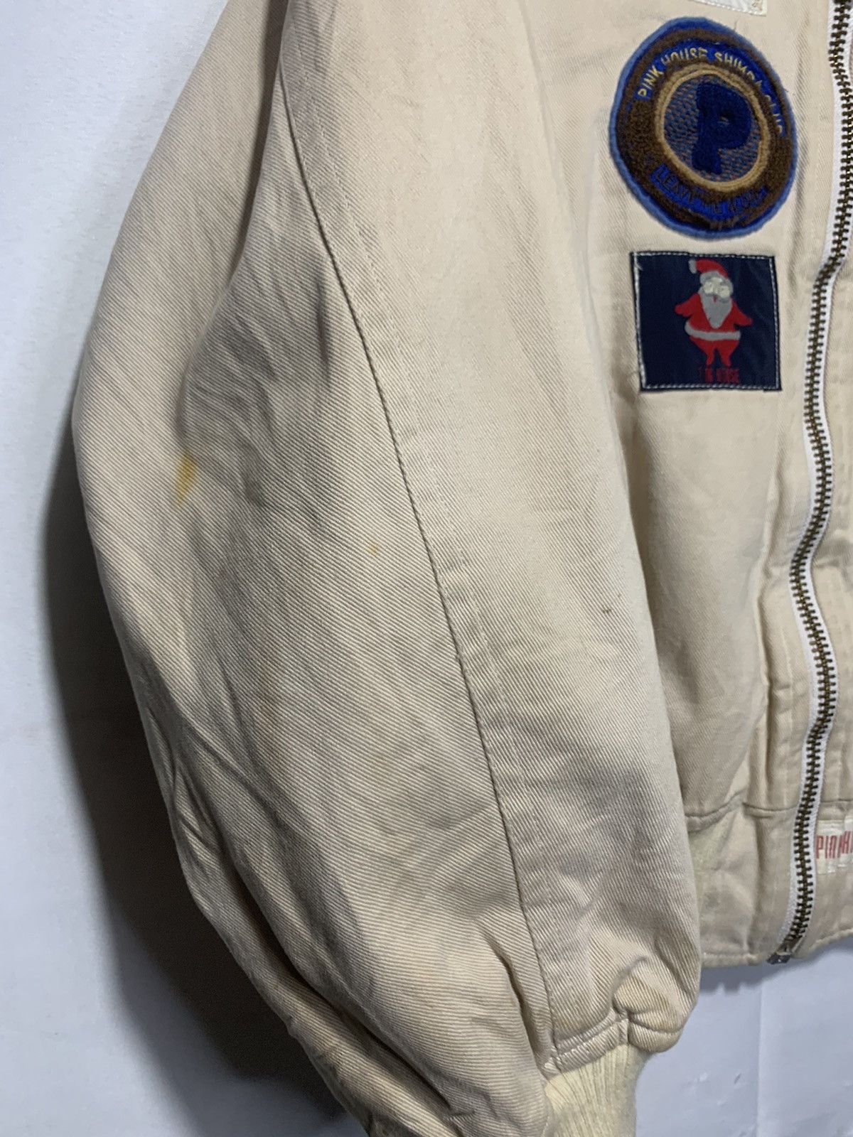 Pink House 1990s Pink House multiple patch MA-1 Bomber jacket Size US M / EU 48-50 / 2 - 9 Thumbnail
