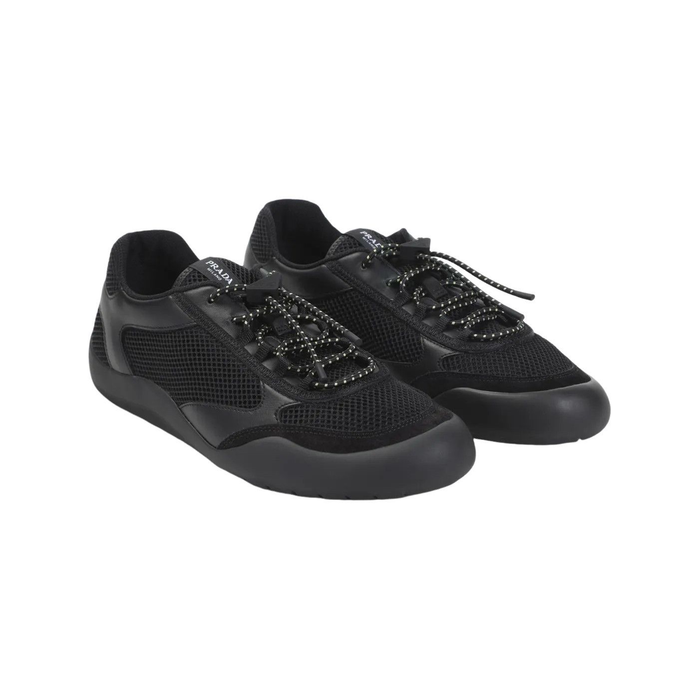 Prada PRADA Allacciate Black Sneakers New (Men's size:11;) Size US 11 / EU 44 - 3 Thumbnail