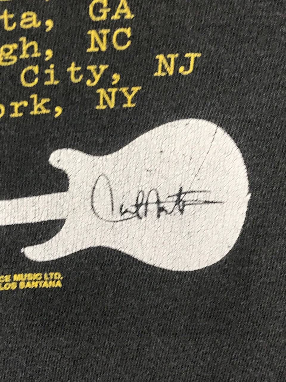 Band Tees vintage 1995 Santana Jeff Beck guitarist Size US XL / EU 56 / 4 - 9 Thumbnail