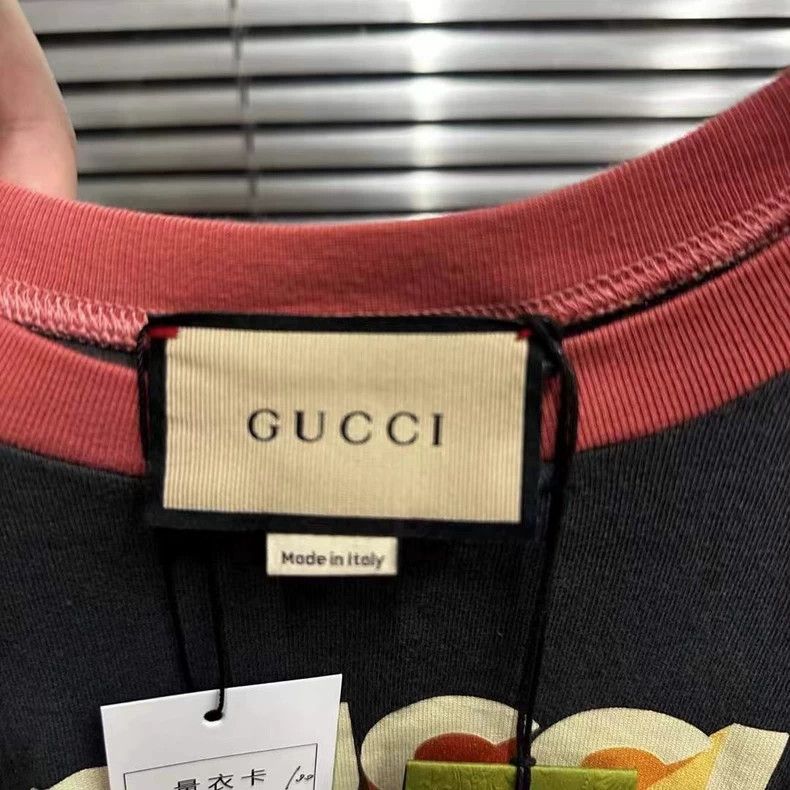 Gucci Gucci Destroy the logo stitching short sleeves 2503-Nextarr Size US XS / EU 42 / 0 - 3 Thumbnail