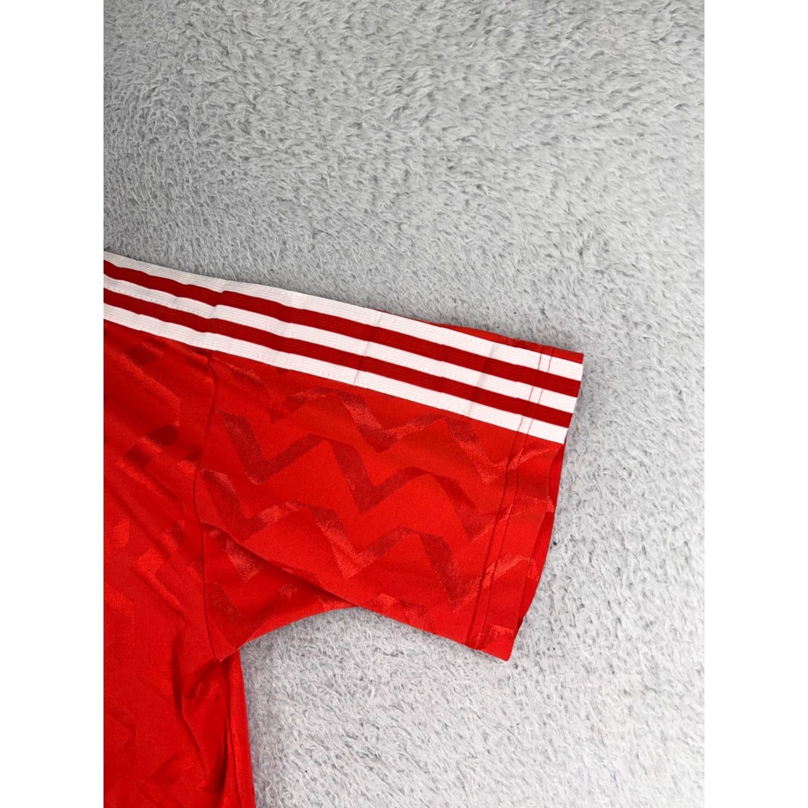 Adidas VINTAGE adidas Soccer Jersey Adult Large Red Miller Team Beer #8 Made USA Poly Size US L / EU 52-54 / 3 - 6 Thumbnail