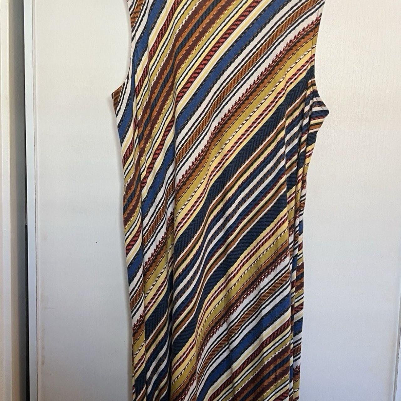 Other Striped Maxi Dress Spring/Summer Beach Dress in Plus Size 2X Size XXL / US 16-18 / IT 52-54 - 3 Thumbnail