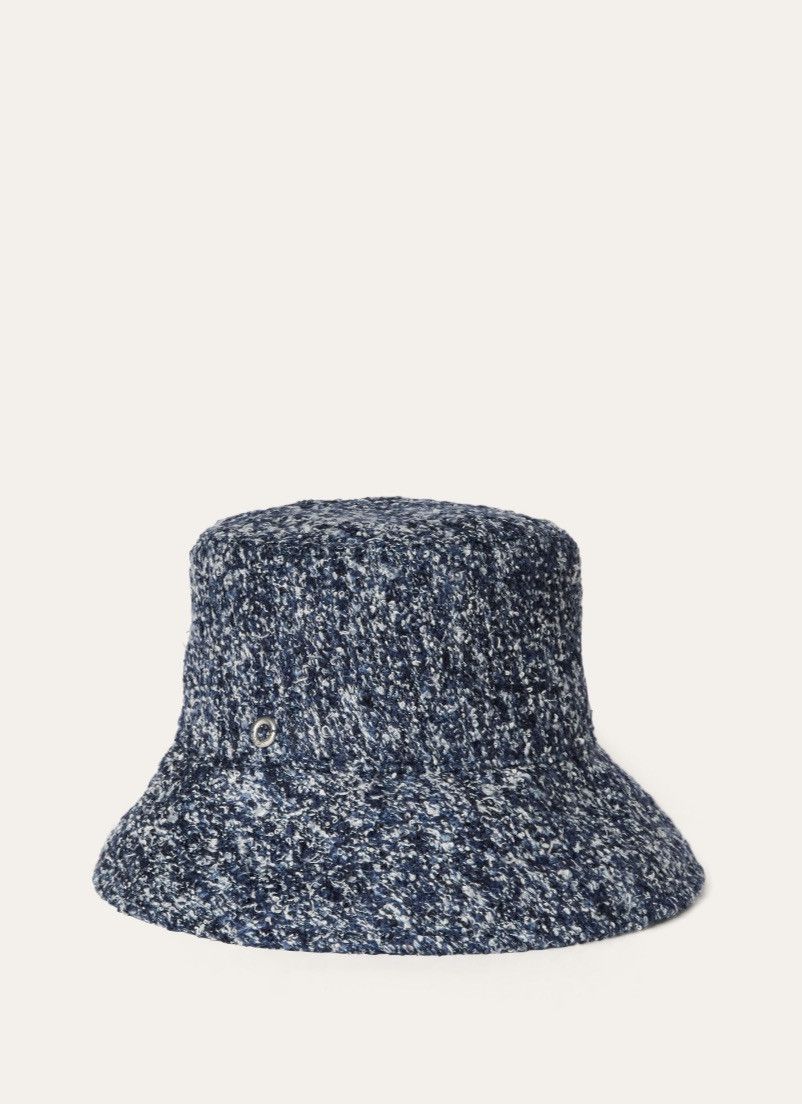 Loro Piana o1srvl11e0325 FAO1068 Size: OS / Denim Silk Hat / Cap Size ONE SIZE - 1 Thumbnail