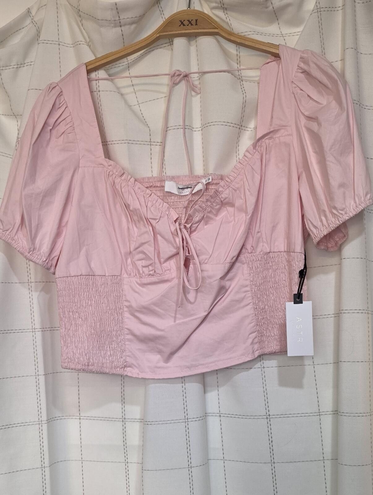 AUTRY Astr Smocked Puff Sleeve Top Size XL / US 12-14 / IT 48-50 - 2 Thumbnail