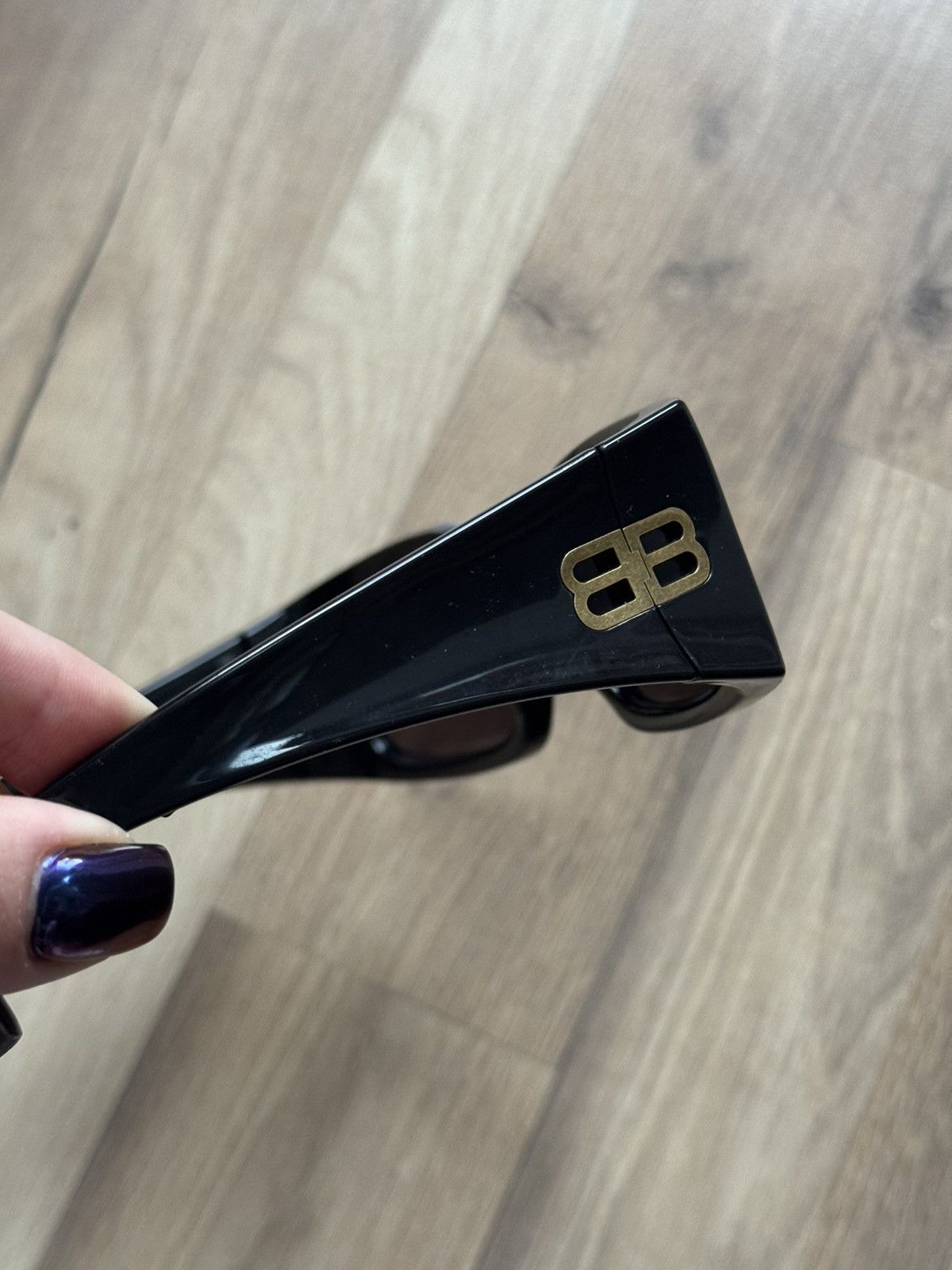 Balenciaga Balenciaga BB0291S Black/Gold Sunglasses Size ONE SIZE - 10 Thumbnail