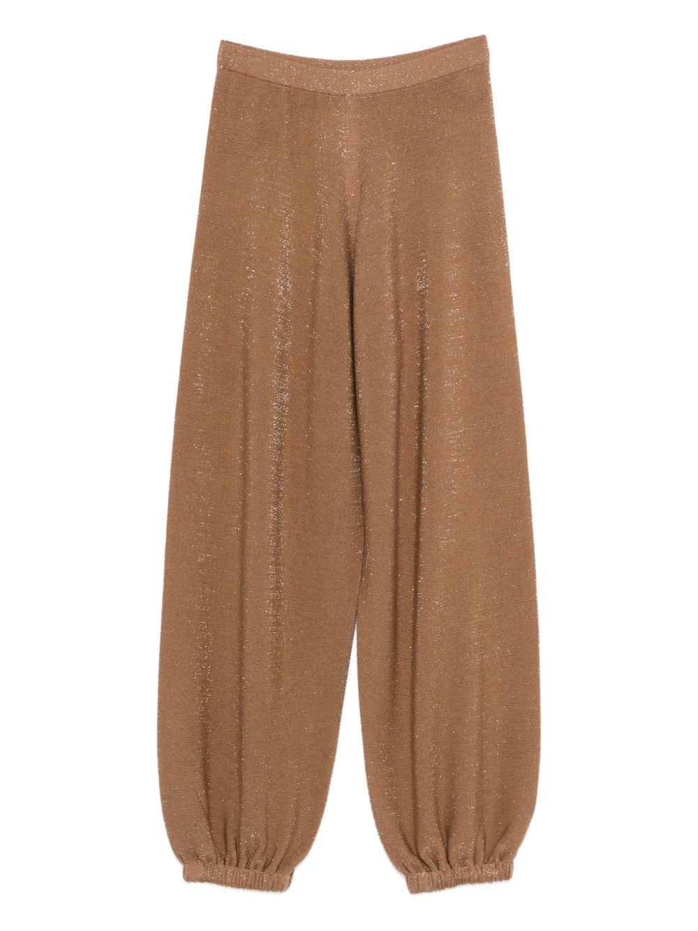 WOOL AND COTTON TROUSERS
