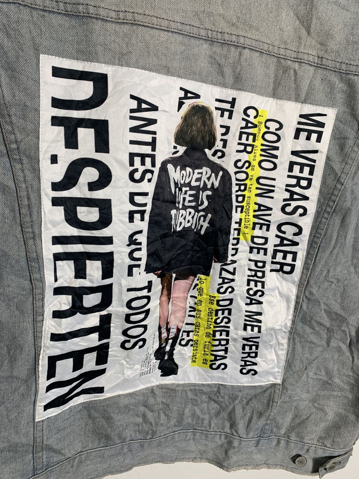 Japanese Brand Jungle Storm Distressed denim jacket Size US L / EU 52-54 / 3 - 5 Thumbnail
