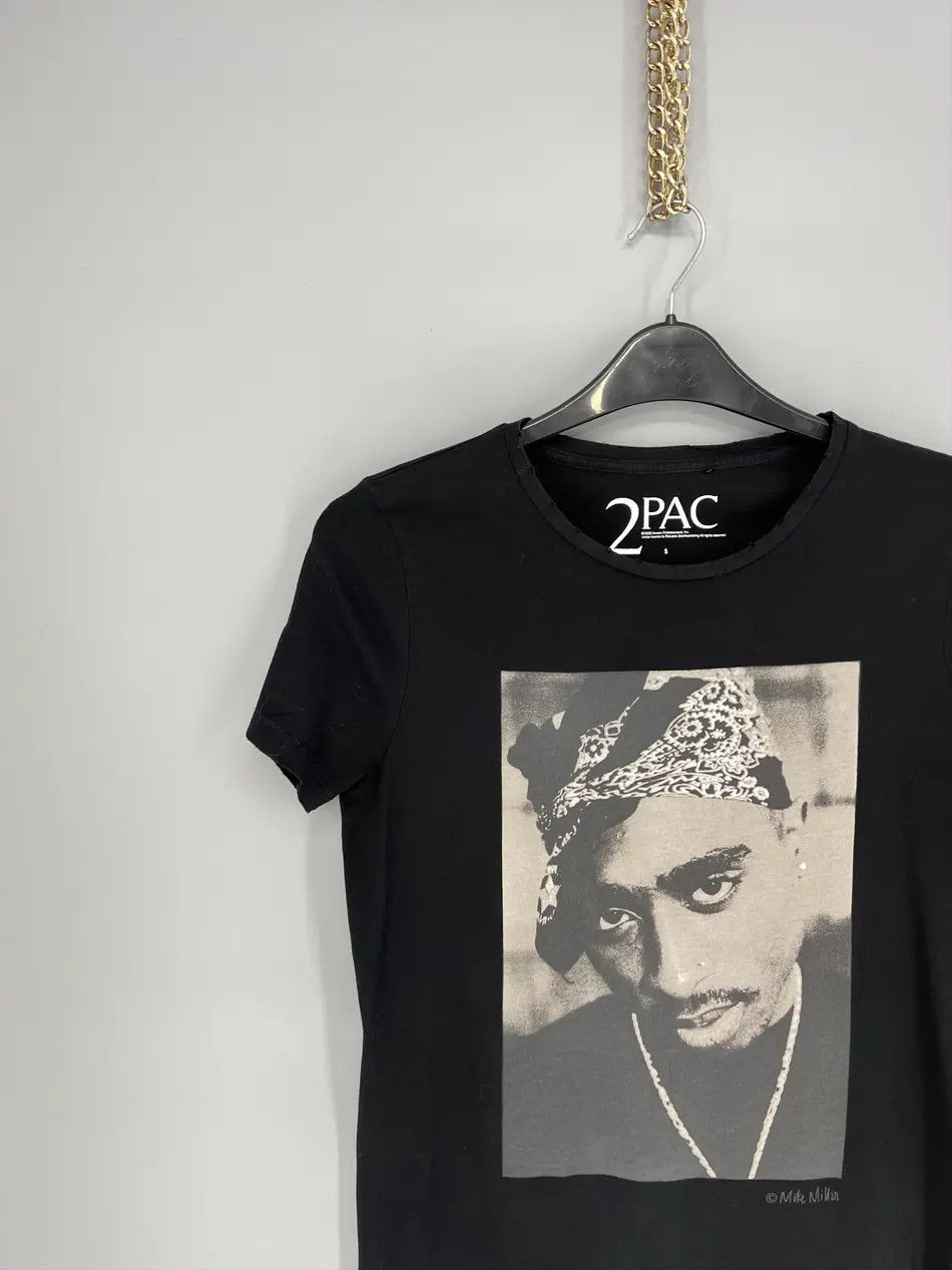 Rap Tees × Vintage Vintage Y2K 2PaC FACE RAp Tee Art Band Rock Streetwear Size US S / EU 44-46 / 1 - 4 Thumbnail