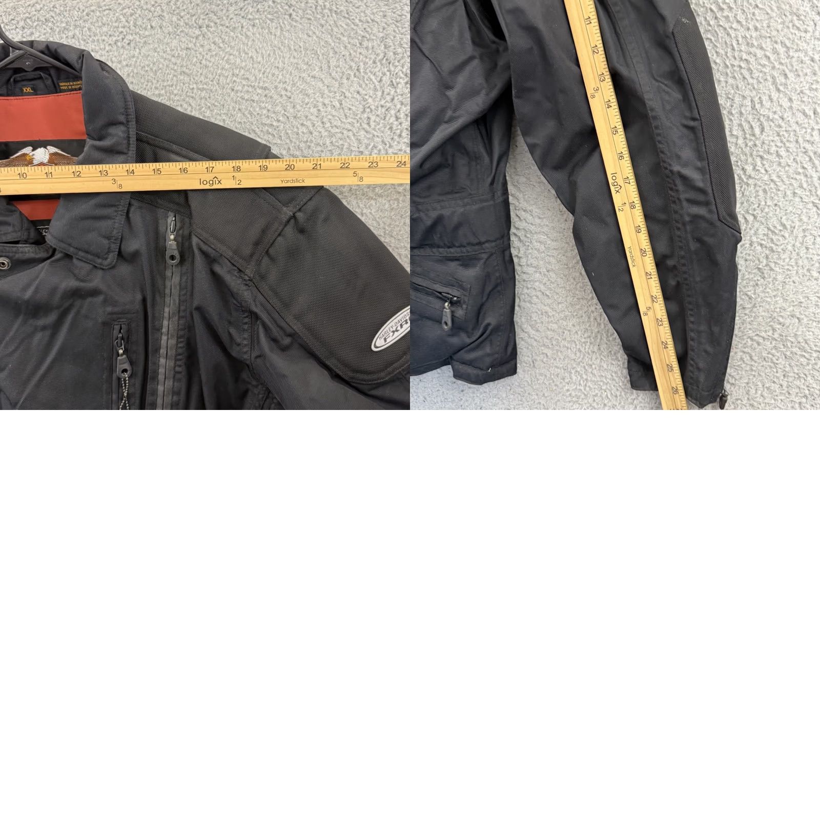 Harley Davidson VINTAGE Harley-Davidson FXRG Motorcycle Jacket Mens 2XL Black Bike Outer Zip All Seasons Size US XXL / EU 58 / 5 - 9 Thumbnail