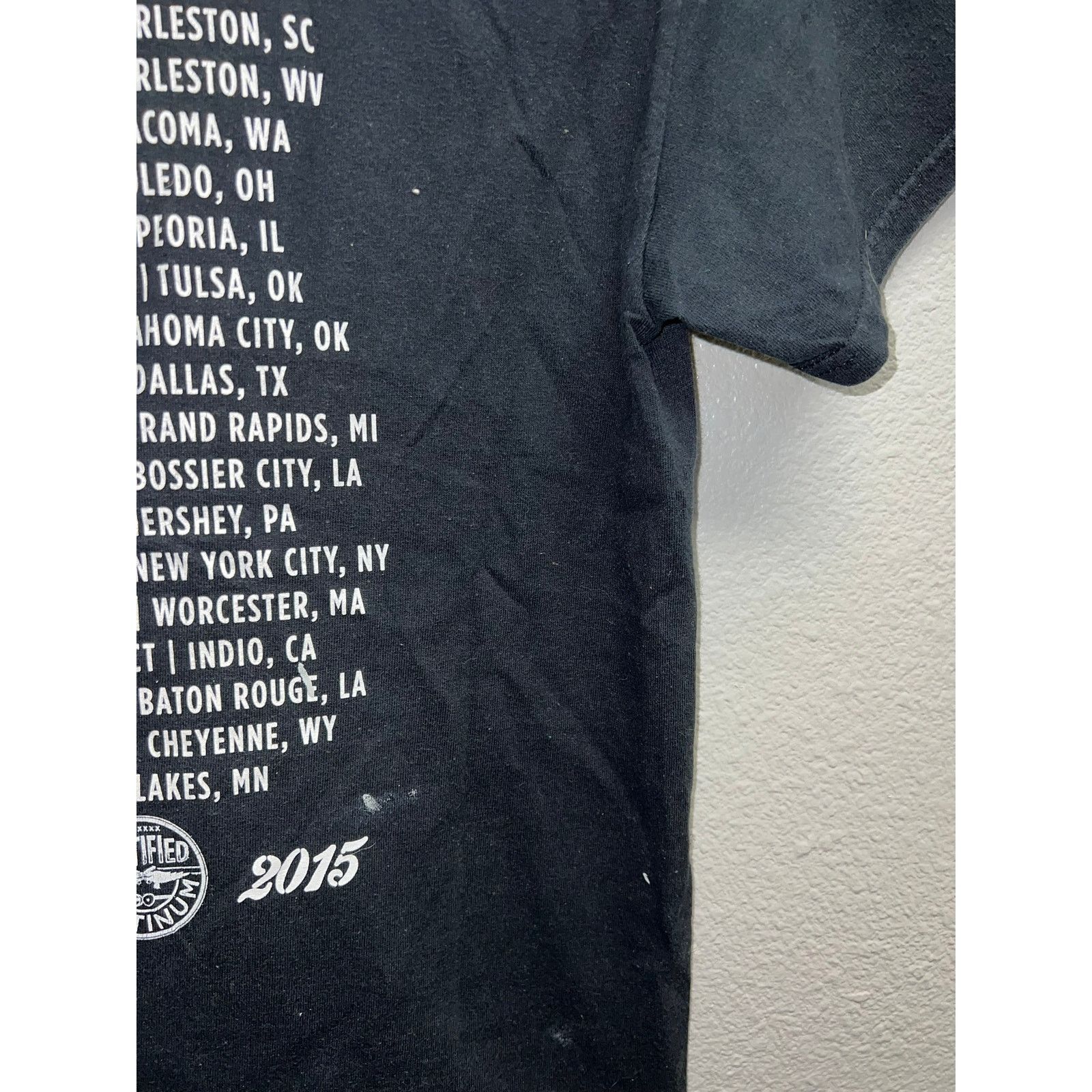 Gildan Womens Miranda Lambert Shirt Certified Tour 2015 Tee Top S Size S / US 4 / IT 40 - 9 Thumbnail