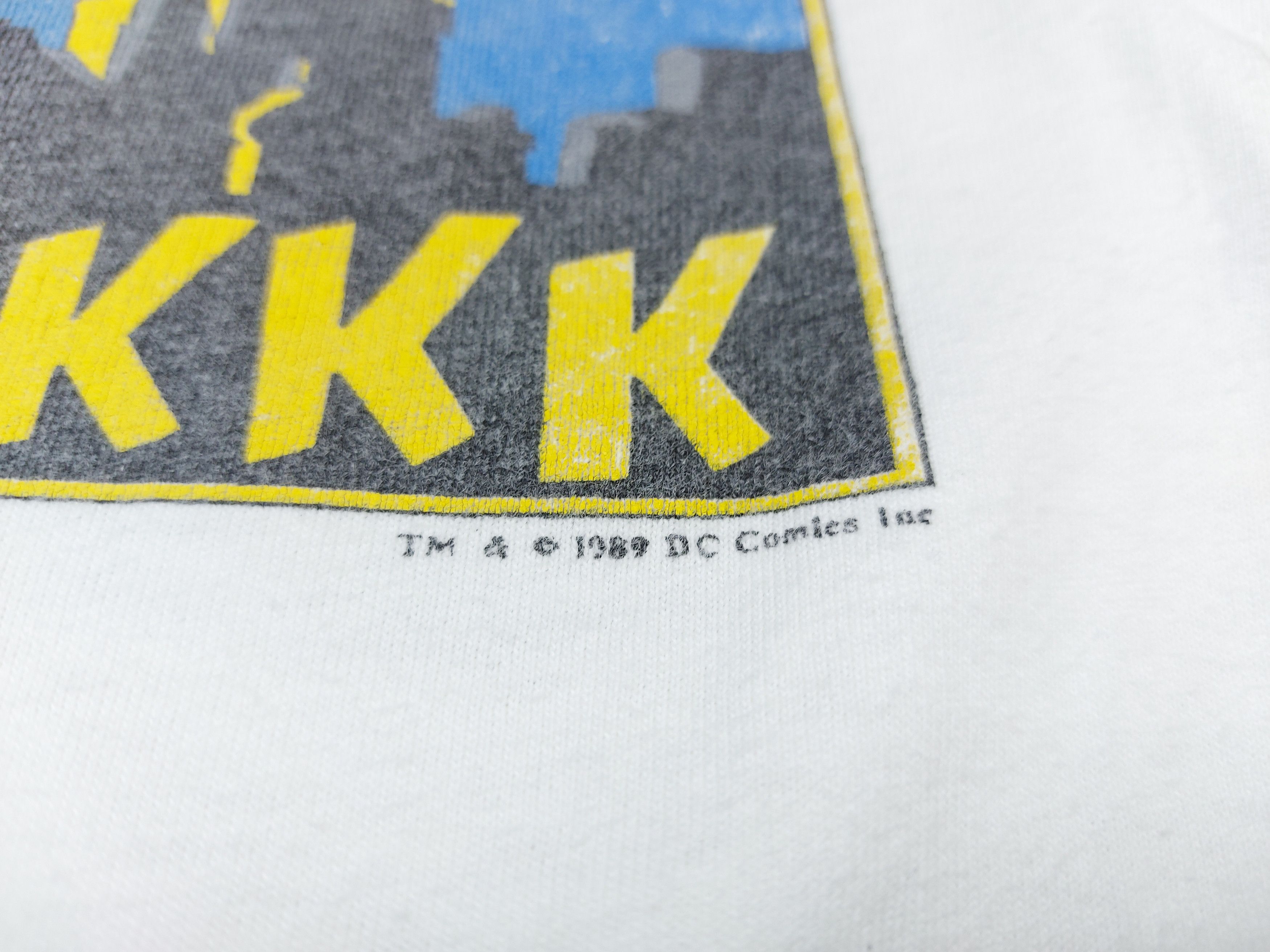 DC Comics × Vintage Vintage 80s Batman Dc Comics 1989 Dubble-Sided TEE Size US M / EU 48-50 / 2 - 11 Thumbnail