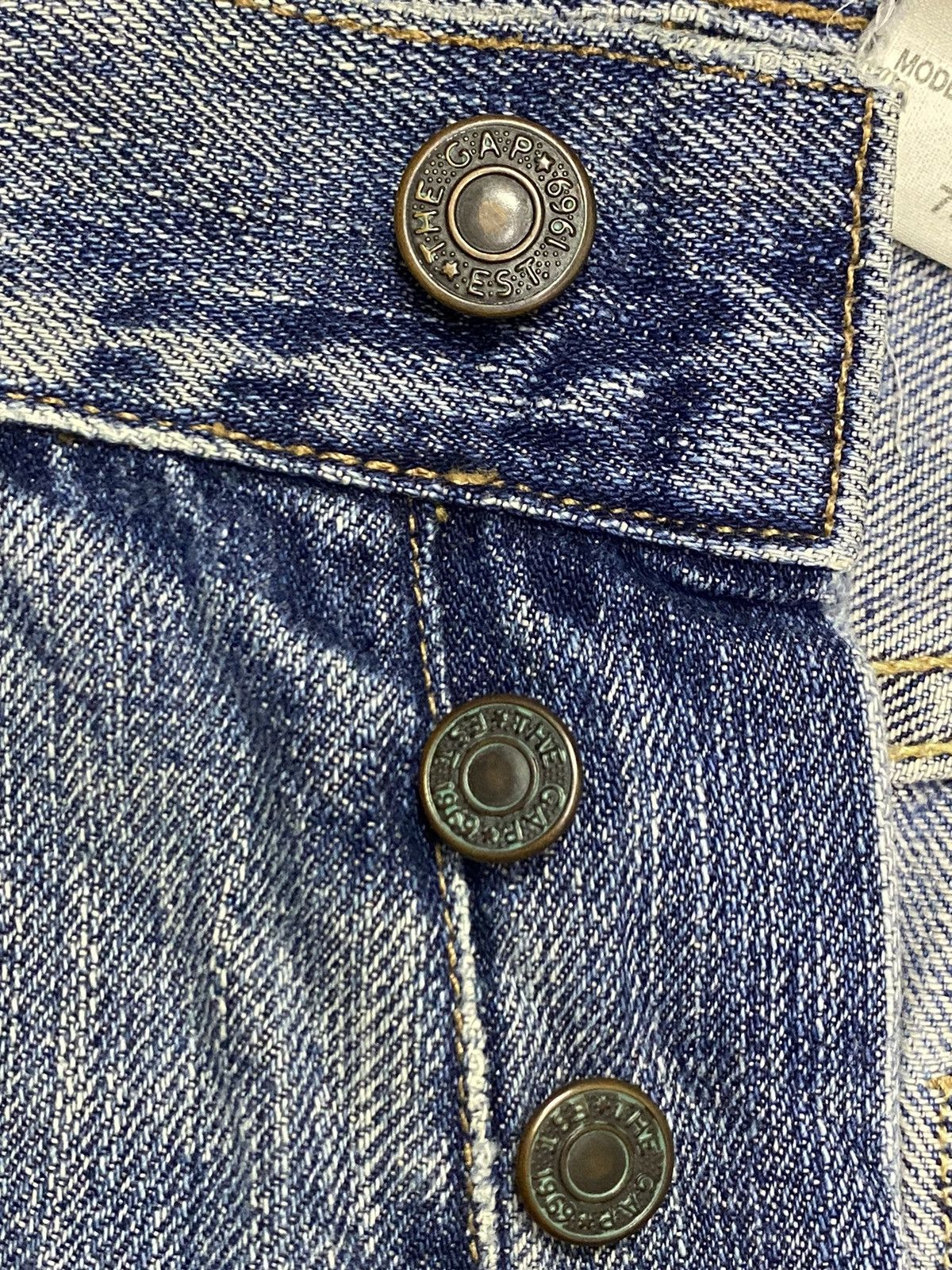 Gap Vintage Gap 1969 Denim Slim Boot Distressed Wide leg Jeans Size US 33 - 11 Thumbnail