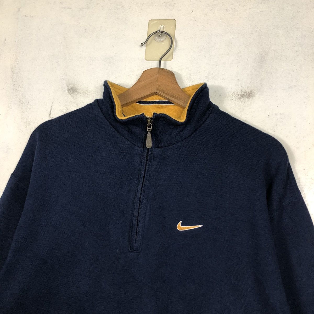 Nike 📌Half Zipper Collar Sweater Nike Small Swoosh Size US M / EU 48-50 / 2 - 10 Thumbnail