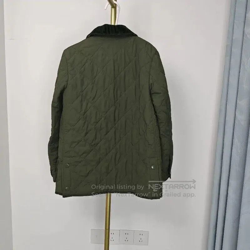 Burberry Burberry Women's Quilted Green Cotton Jacket. Size S / US 4 / IT 40 - 2 Thumbnail