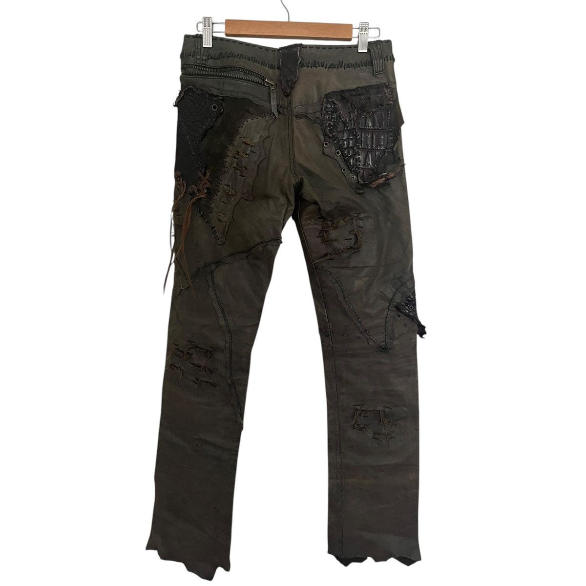 14th Addiction 14th addiction leather crocodile pants Size US 31 - 9 Thumbnail