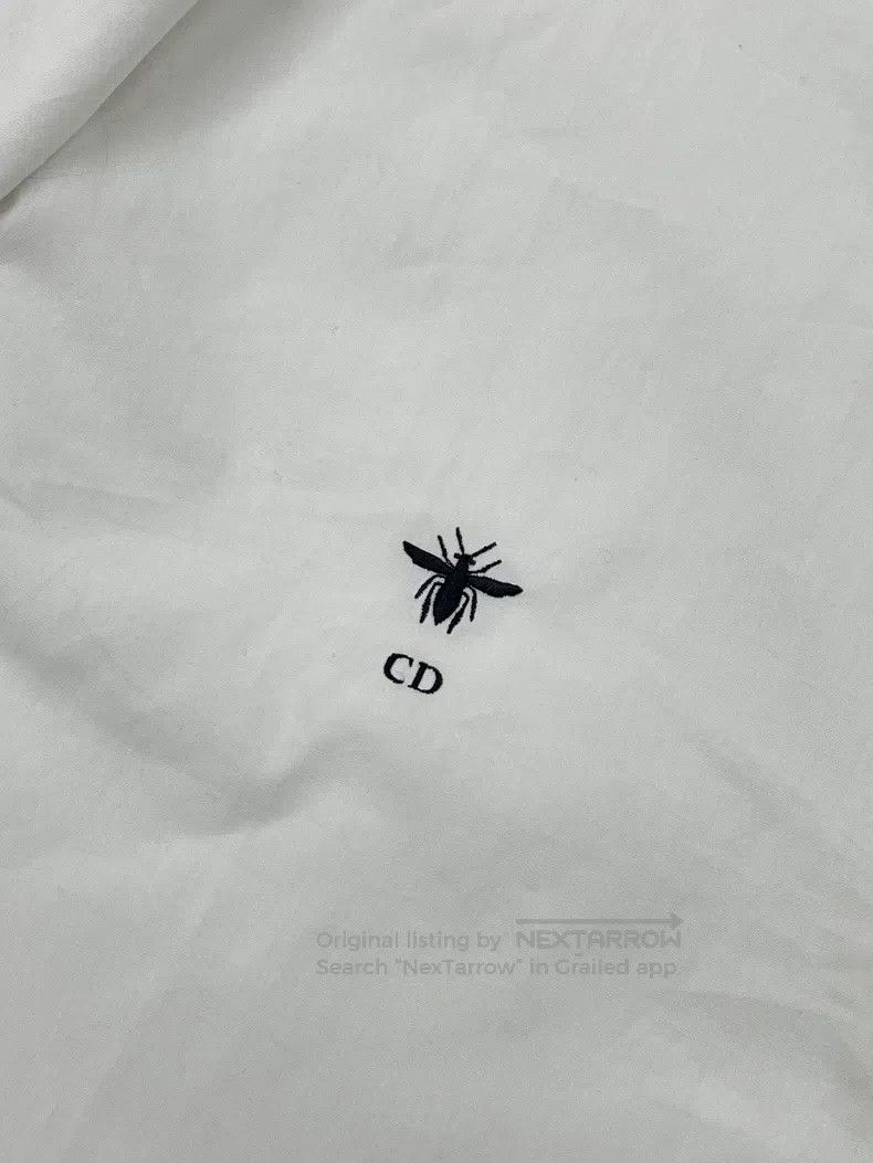 Dior Dior White little bee shirt Size XXS / US 00 / IT 34 - 2 Thumbnail