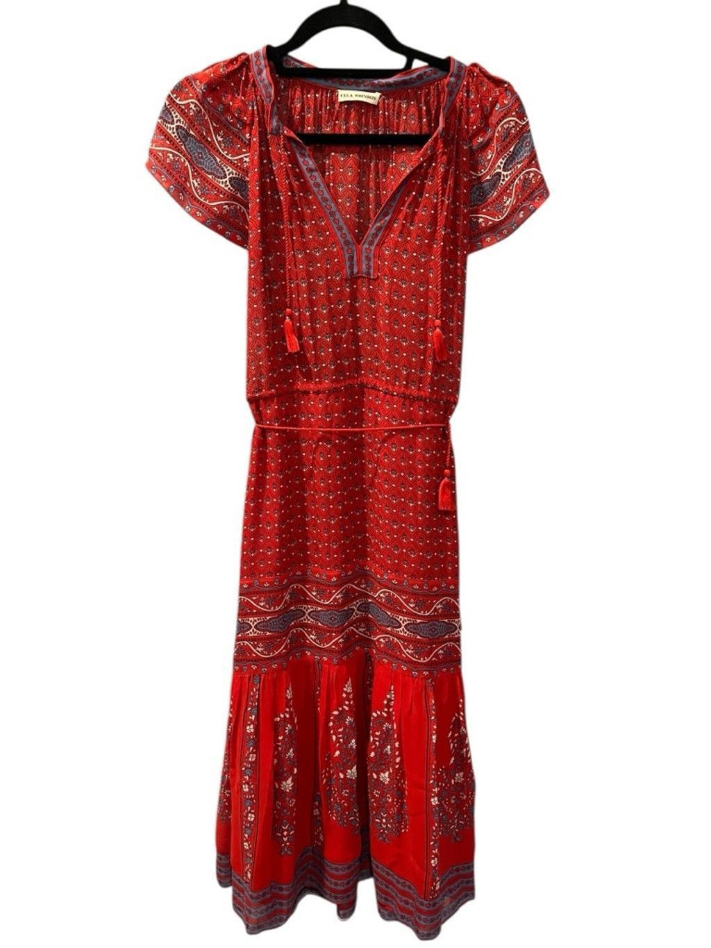 Ulla Johnson Ulla Johnson Neela Tassel Silk Dress Size Small Georgette Size S / US 4 / IT 40 - 4 Thumbnail