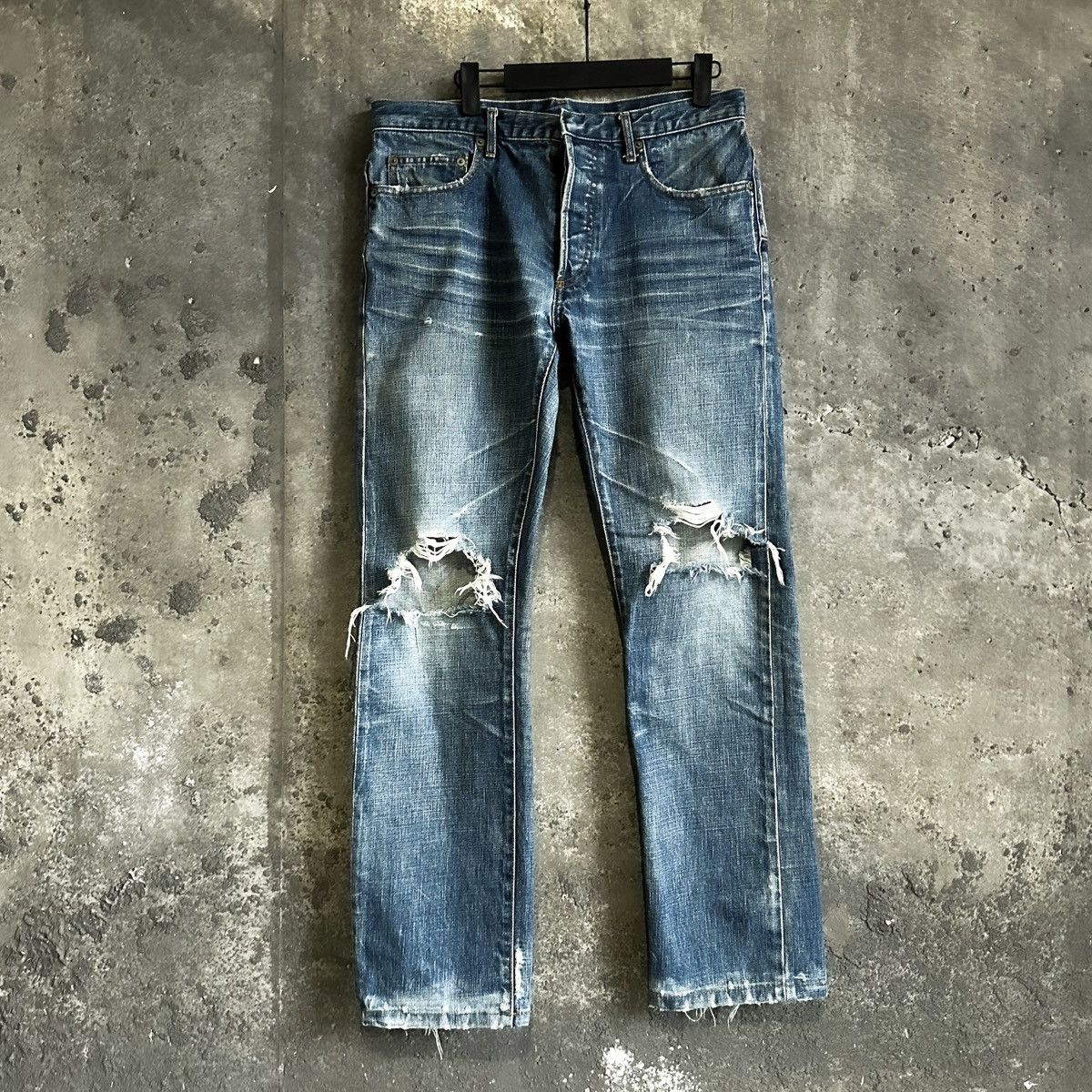 Dior CHRISTOPHE DECARNIN Dior SS03 Hedi Era Clawmark Denim Size US 33 - 1 Thumbnail