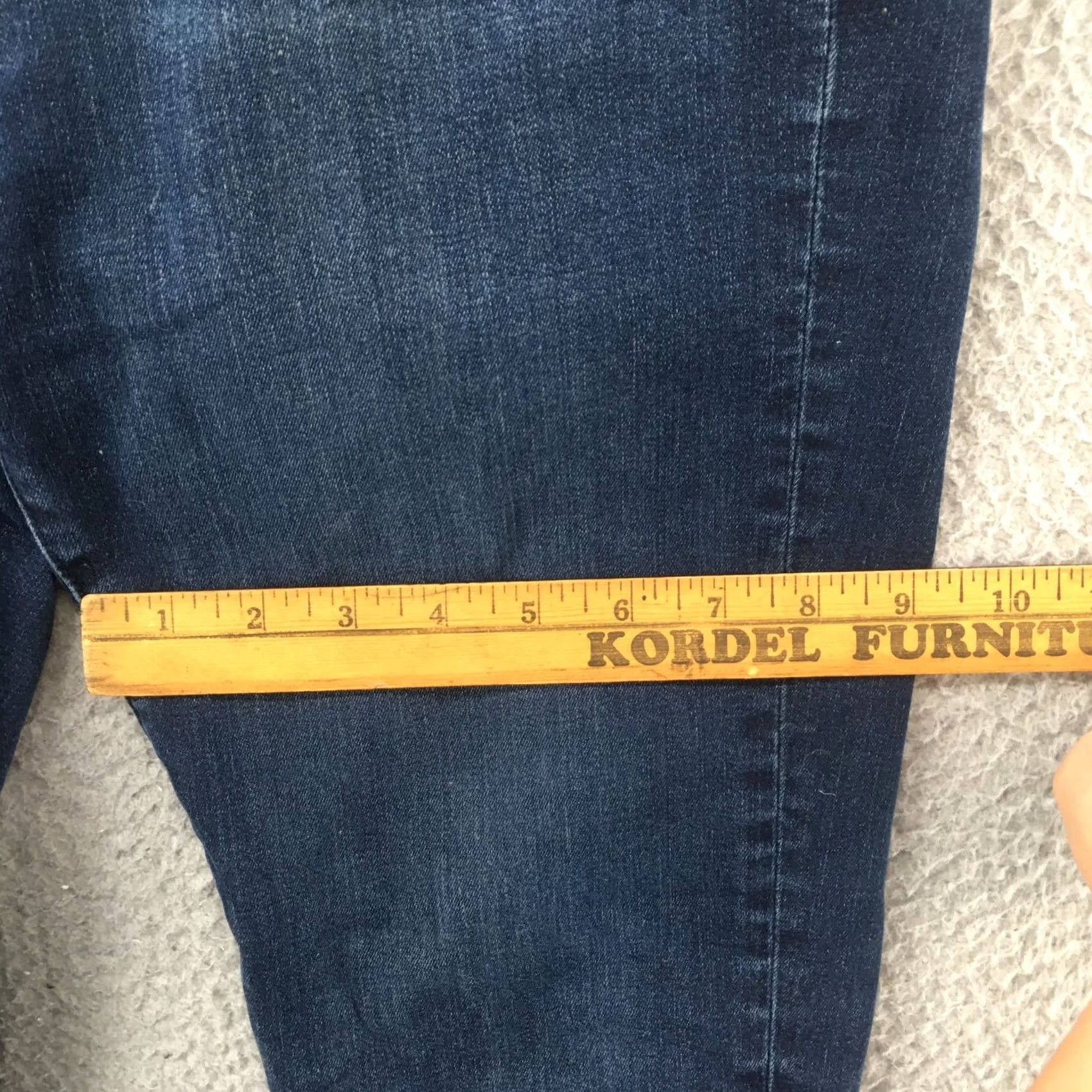 Banana Republic Banana Republic Skinny Jeans Womens 31 Blue Denim Mid Rise Zip Jeans Womens Size 31 Regular Blue Denim Bag Label 5-Pocket Classic Modern Size 24" / US 00 / IT 34 - 6 Thumbnail
