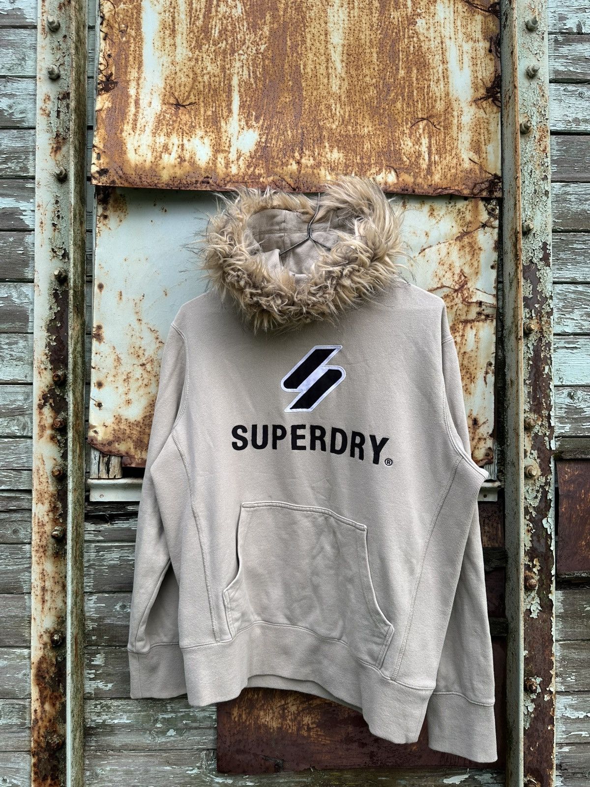 If Six Was Nine × Superdry Vintage Japanese Style Fur Superdry Hoodie Custom By Me Size US M / EU 48-50 / 2 - 16 Thumbnail