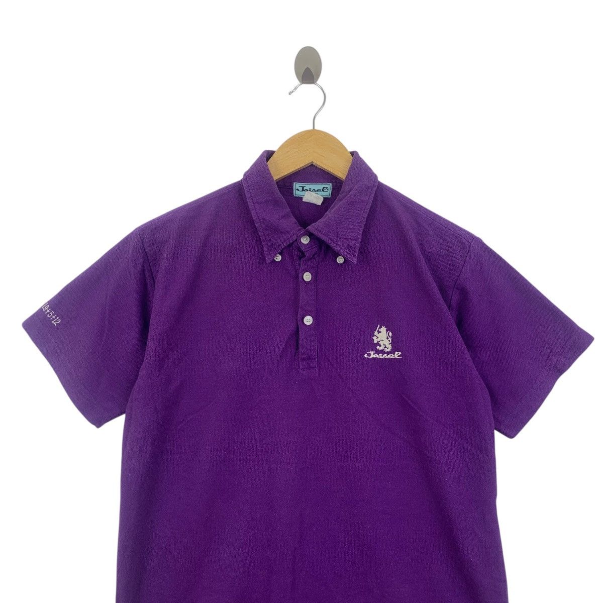 Vintage Vintage JAISEL LONDON CREST Logo Embroidered Polo Tee Shirt Size M / US 6-8 / IT 42-44 - 2 Thumbnail
