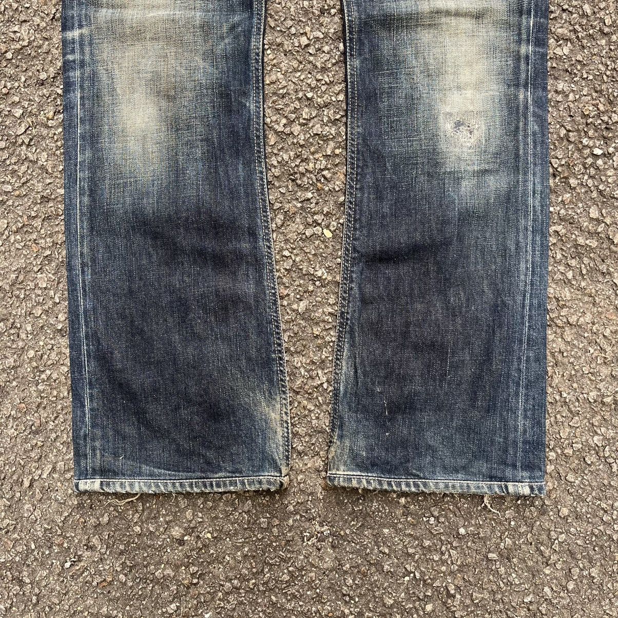 Hysteric Glamour Flare Jeans Diesel Faded Rusty Distressed Boot Cut Denim Size US 30 / EU 46 - 2 Thumbnail