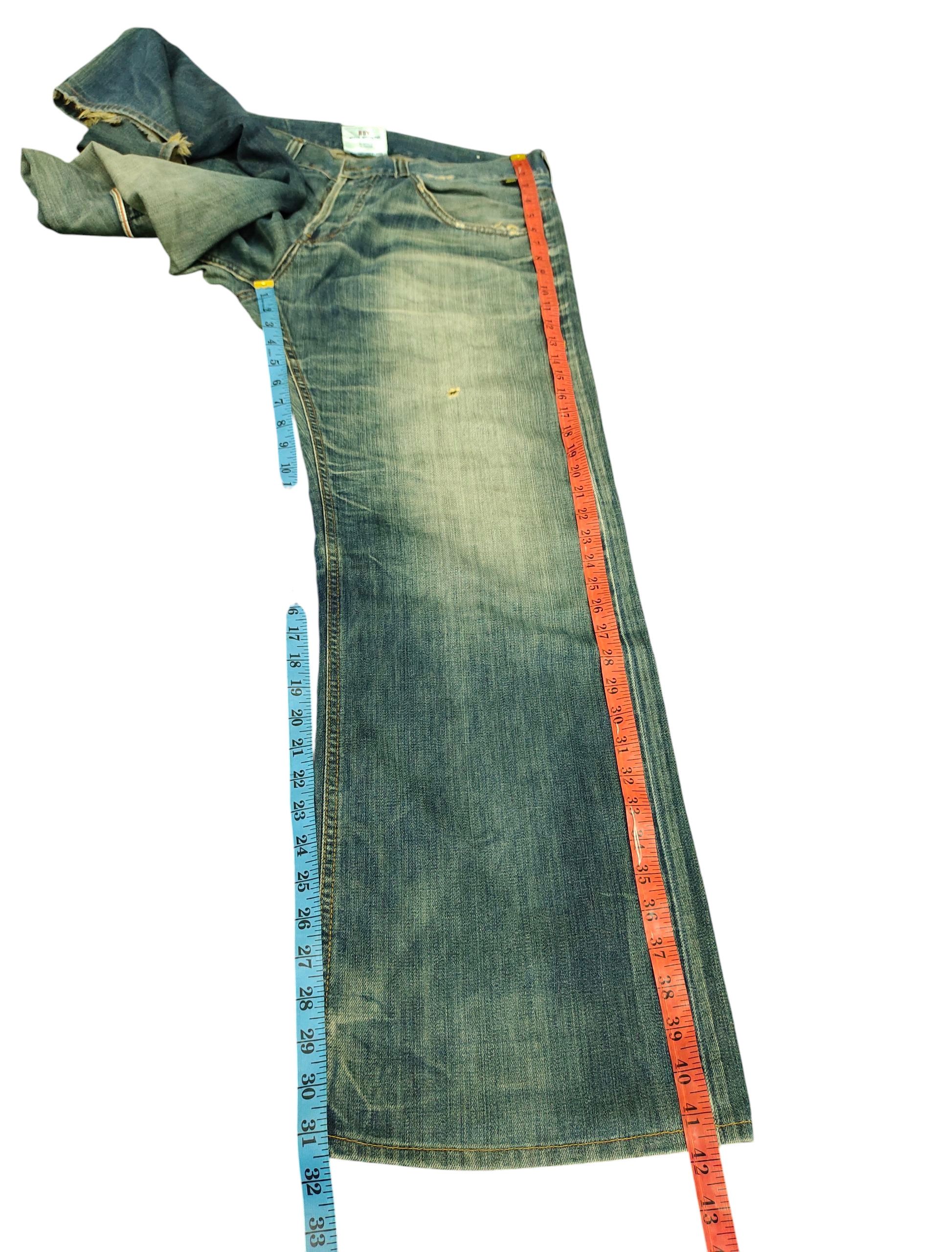 Comme des Garcons × Undercover Mini Brand Japan Clawmark Distress Loose Jeans Size US 36 / EU 52 - 16 Thumbnail