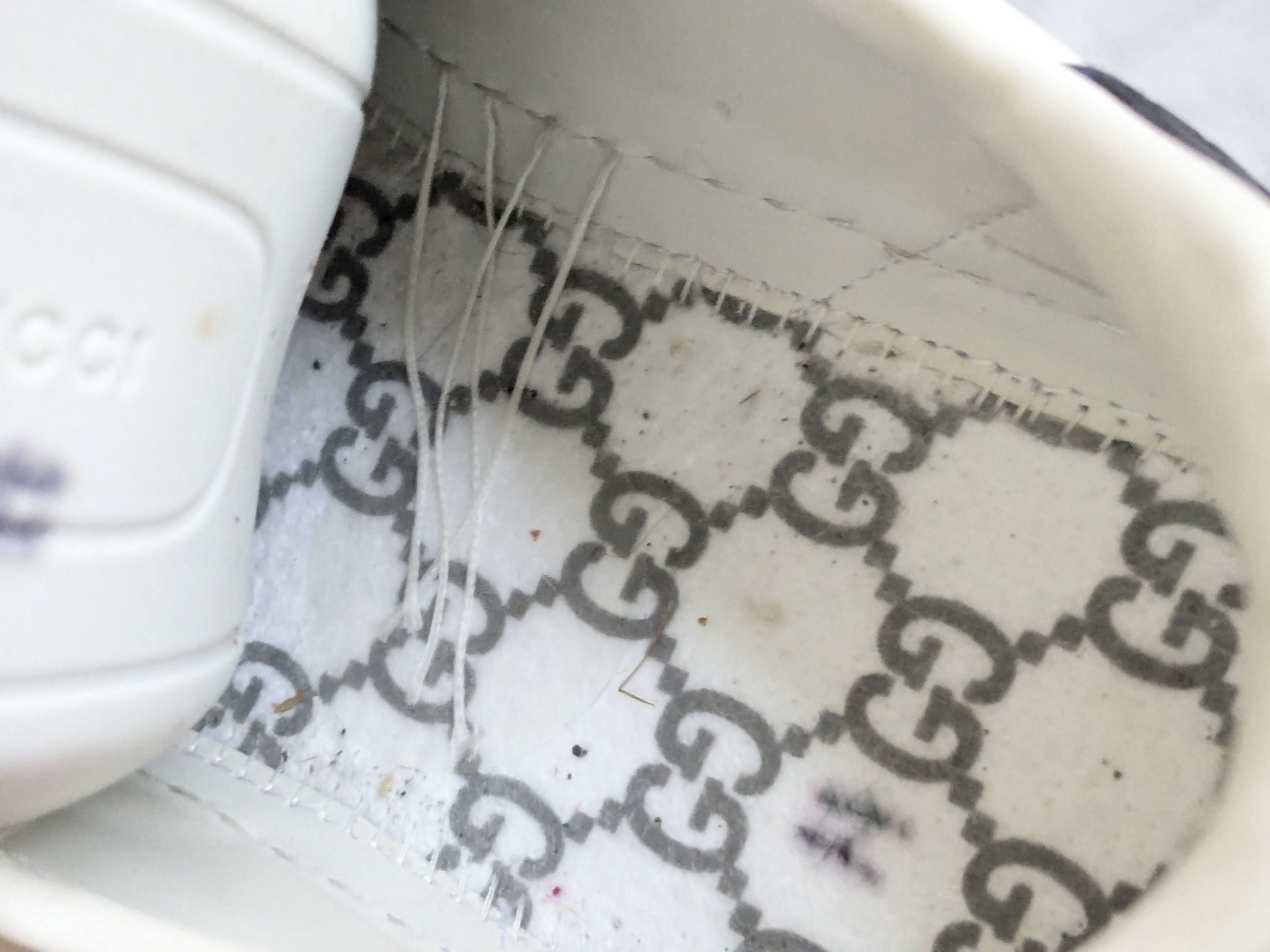 Gucci Gucci Ace Sneakers White 9.5 Low Tops Leather Size US 9.5 / EU 42-43 - 7 Thumbnail