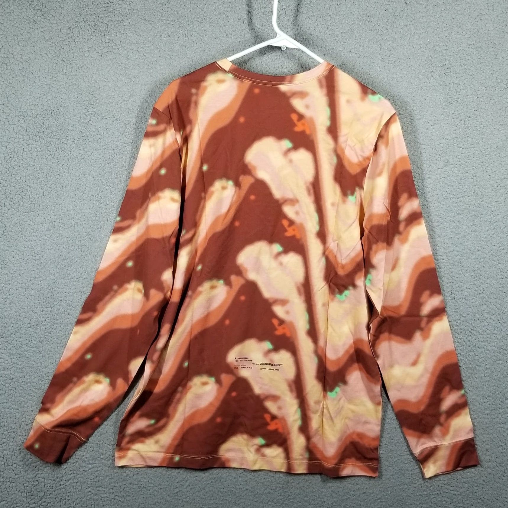 Jordan Brand VINTAGE Jordan T-Shirt Long Sleeve Men’s Large Camouflage All Seasons Unreleased Sample Size US L / EU 52-54 / 3 - 2 Thumbnail