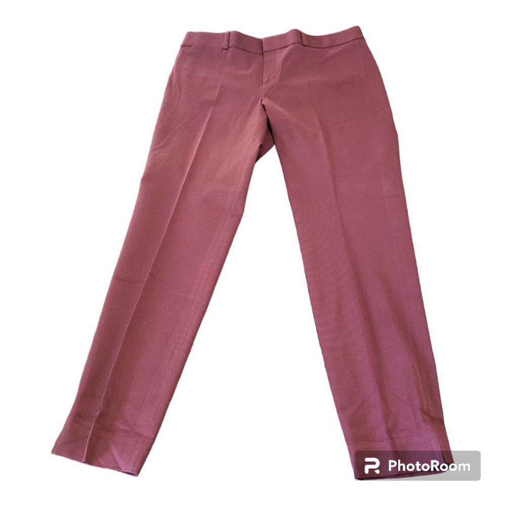 Banana Republic CT716a Banana Republic Burgundy Ladies Sloan Fit Pant 12L Size 34" / US 12 / IT 48 - 1 Thumbnail
