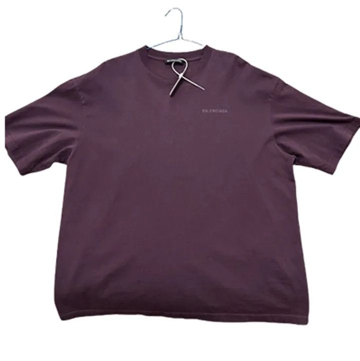 Balenciaga Balenciaga Logo Loose Fit Short Sleeve Tee Size US XS / EU 42 / 0 - 1 Thumbnail