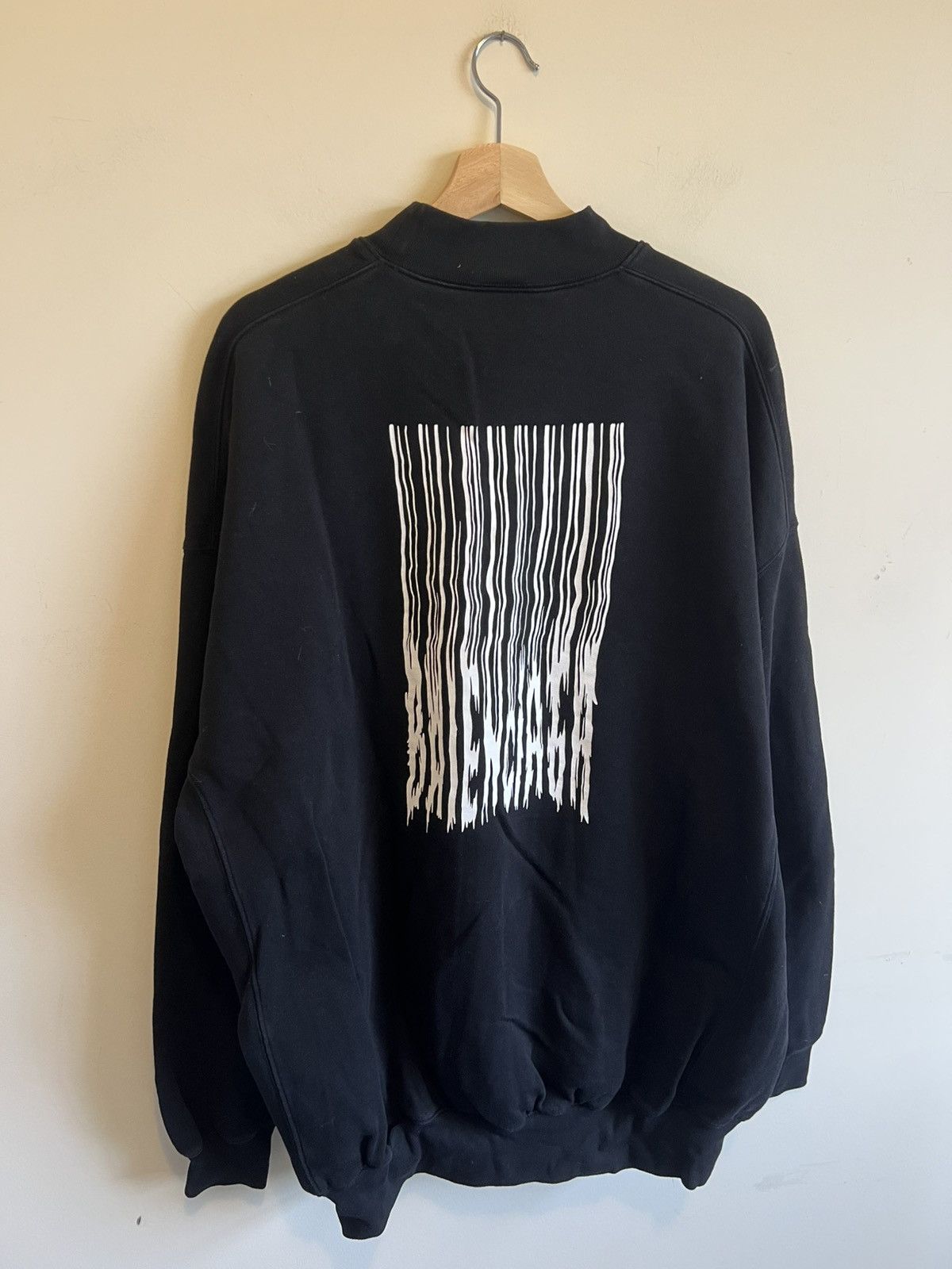 Balenciaga Balenciaga Barcode Large Hoodie Sweatshirt Neck 2021 Size US L / EU 52-54 / 3 - 1 Thumbnail