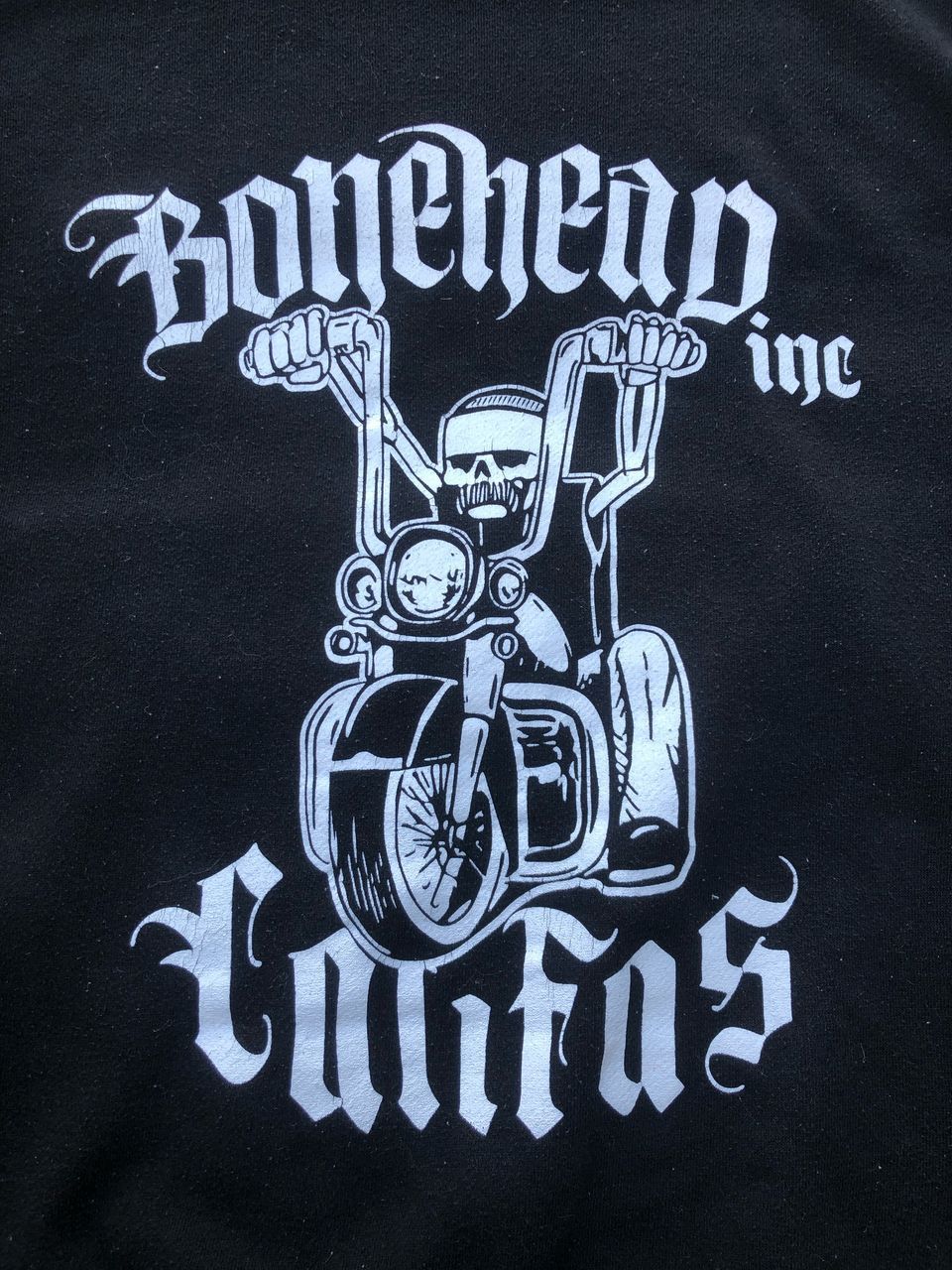 Harley Davidson × Vintage × West Coast Choppers Vintage 90s Bonehead Inc Choppers Sweatshirt Size US L / EU 52-54 / 3 - 4 Thumbnail