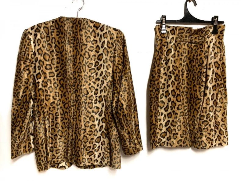 Kenzo KENZO Leopard fur coat and skirt set Size M / US 6-8 / IT 42-44 - 2 Thumbnail