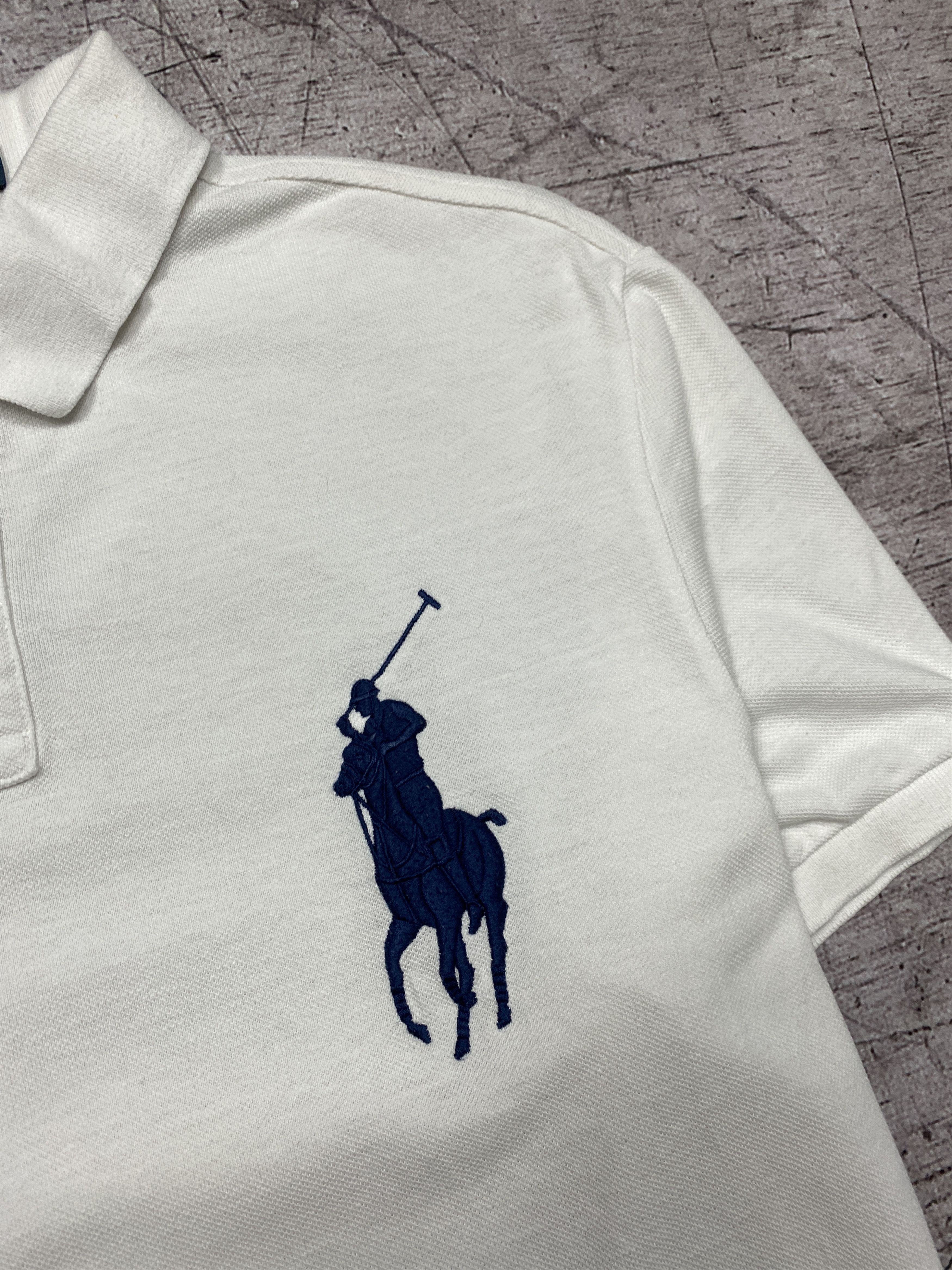 Polo Ralph Lauren × Ralph Lauren × Vintage Polo Ralph Lauren USA Vintage Mens Polo Shirt Size US L / EU 52-54 / 3 - 3 Thumbnail