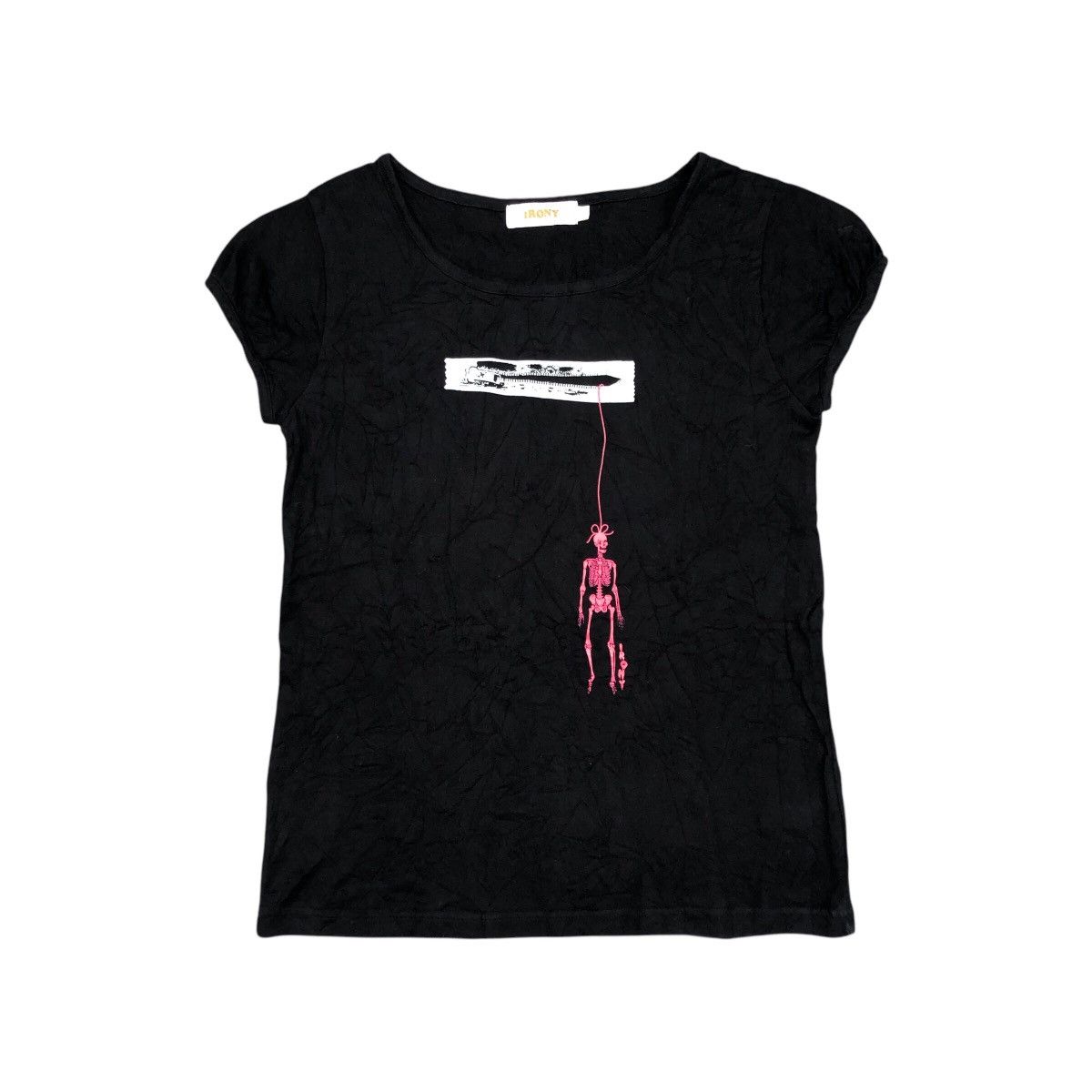 Japanese Brand IRONY Skeleton Tshirt Size S / US 4 / IT 40 - 1 Thumbnail