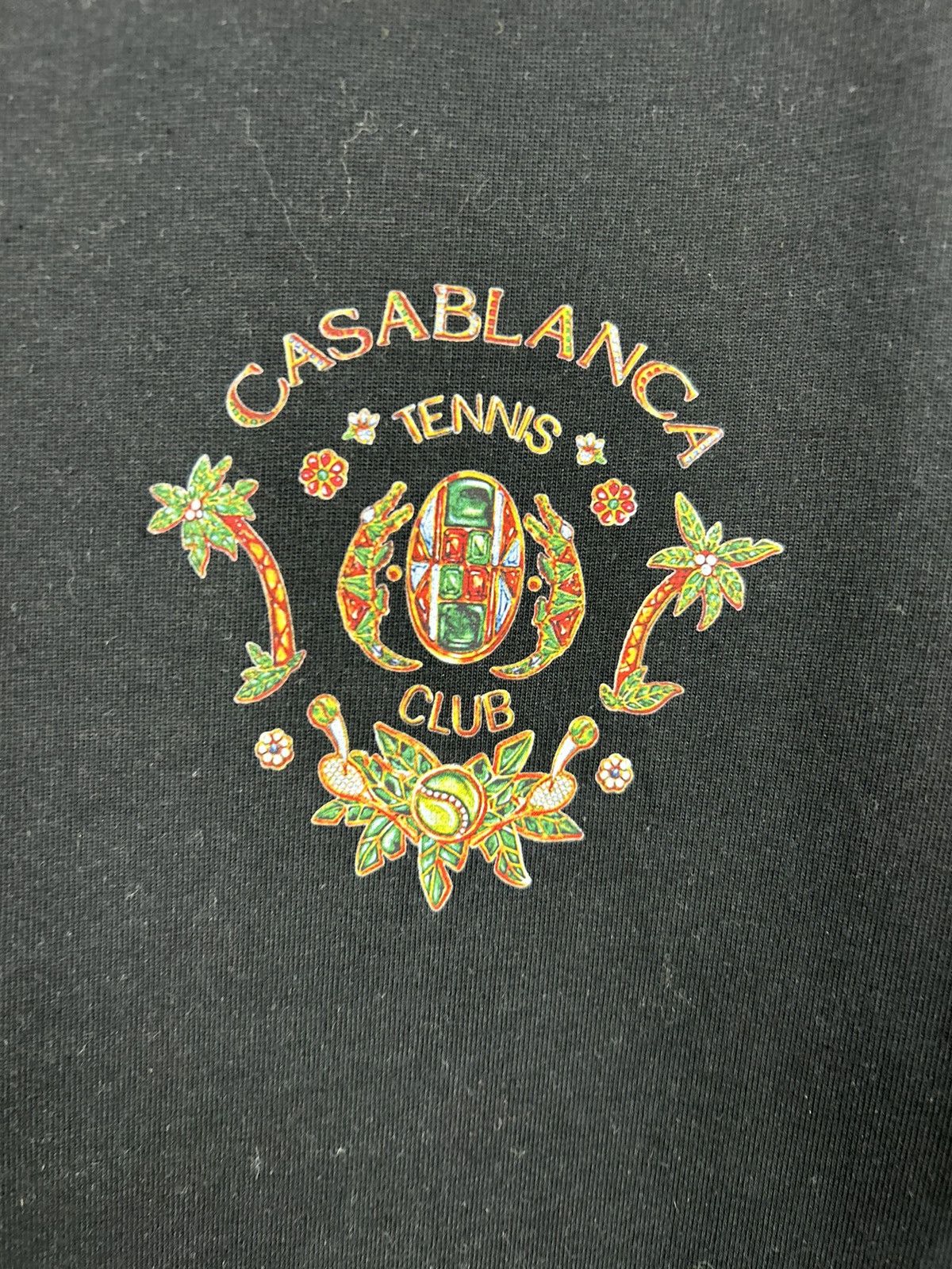 Casablanca Casablanca Tennis Club Basic T shirt Black Size US S / EU 44-46 / 1 - 5 Thumbnail