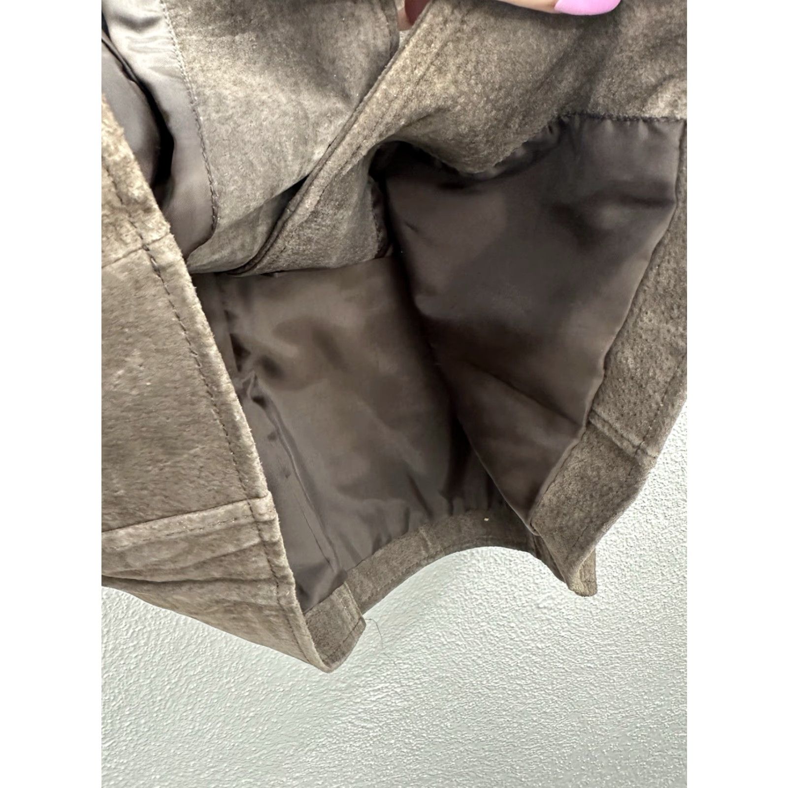 Vintage Outbrook Womens Vest Brown Suede Leather Lined Button Up Size Large 12/14 Casual Formal City 90s Womens Vest Size L / US 10 / IT 46 - 6 Thumbnail