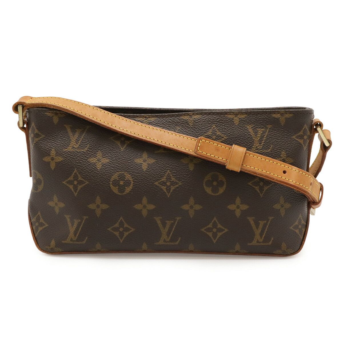 Louis Vuitton Louis Vuitton Louis Vuitton Trotter Monogram Shoulder Bag Textile Shoulder Bag M51240 DUTY FREE for USA Size ONE SIZE - 1 Thumbnail