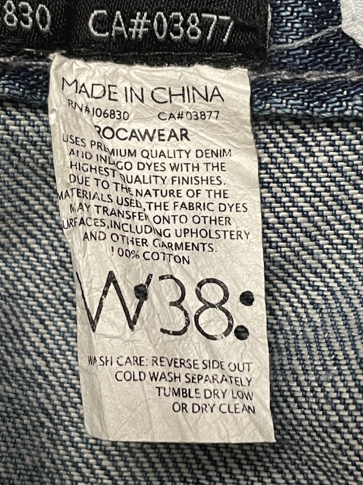 Rocawear Very Rare Vintage Rocawear Hip Hop Rapper Baggy Jeans 2000s Size US 38 / EU 54 - 11 Thumbnail